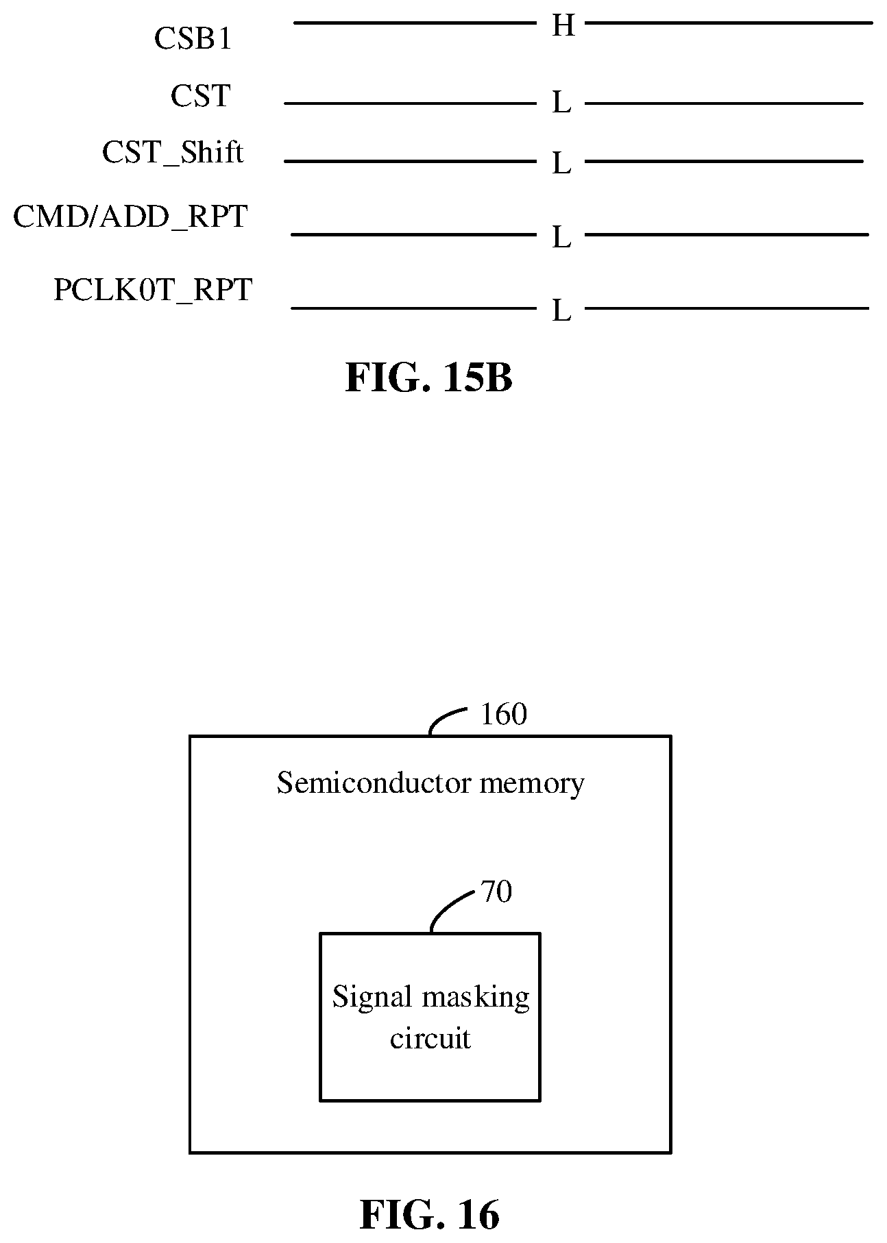 Patent US11854653 Figure 14 – Signal masking circuit and semiconductor memory