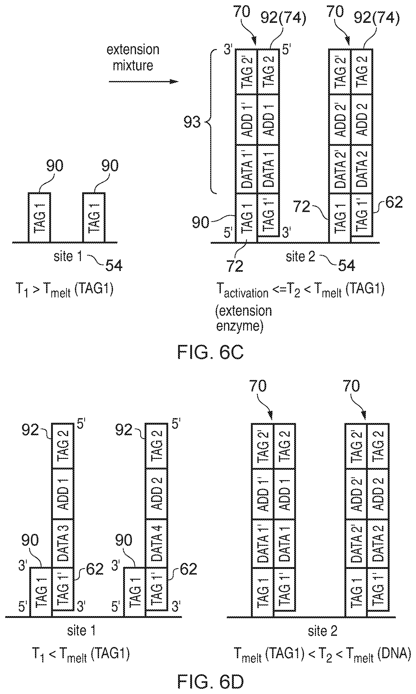 Patent US11854668 Figure 6 – Accessing data storage provided using double-stranded nucleic acid molecules