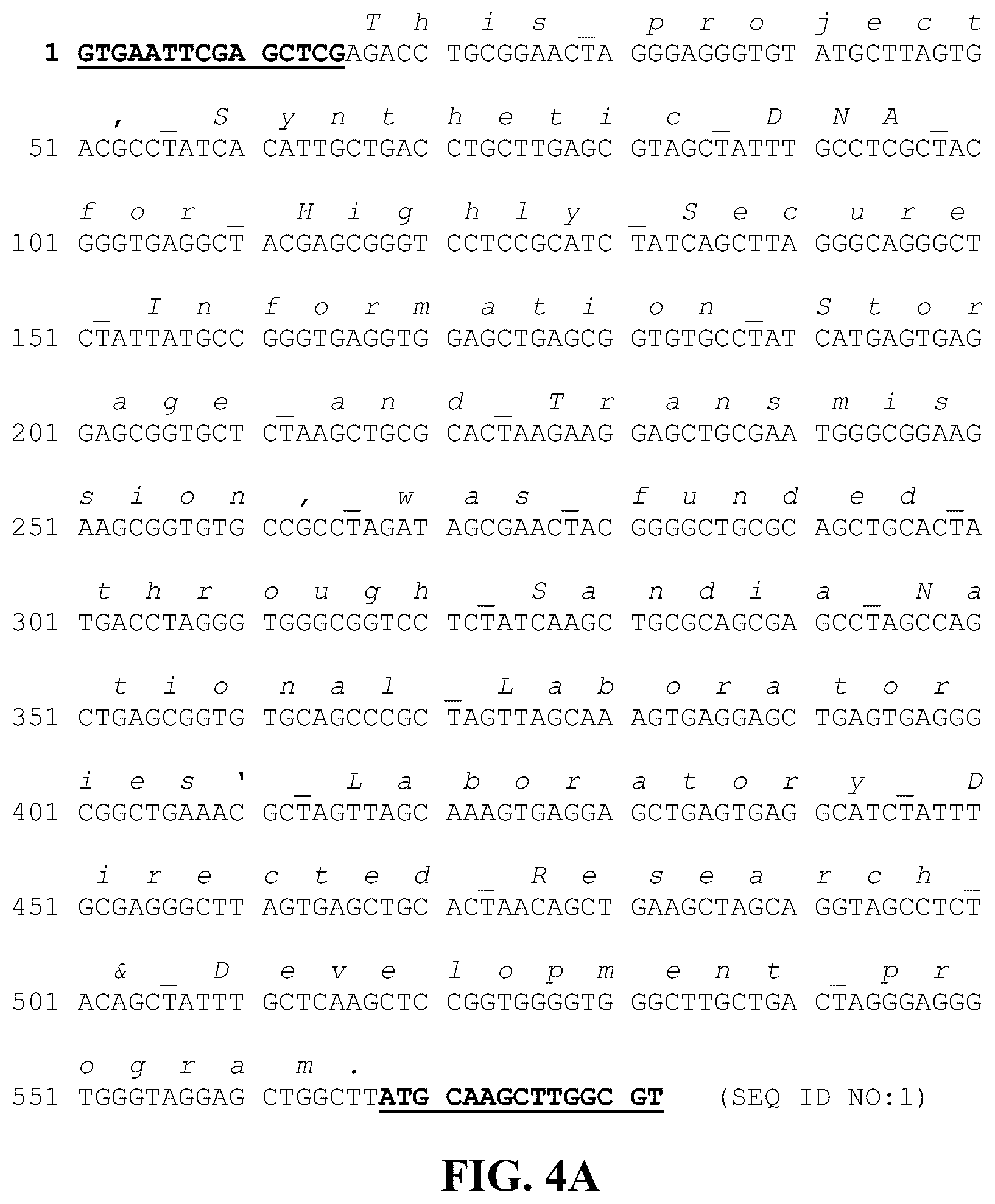 Patent US11854669 Figure 3 – Synthetic nucleic acids for information storage and transmission