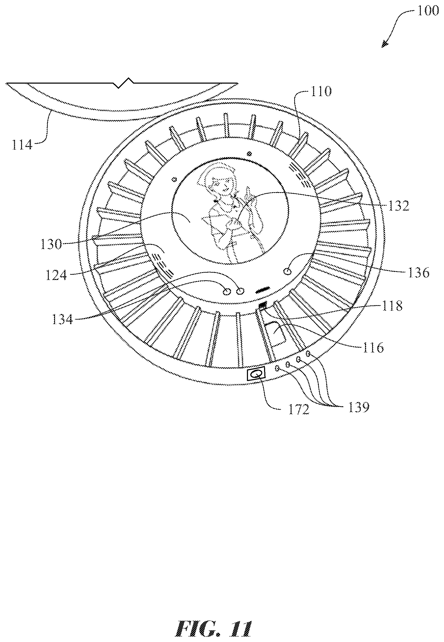 Patent US11854680 Figure 11 – Narcotics and opioids secure storage and dispensing apparatus and method of use