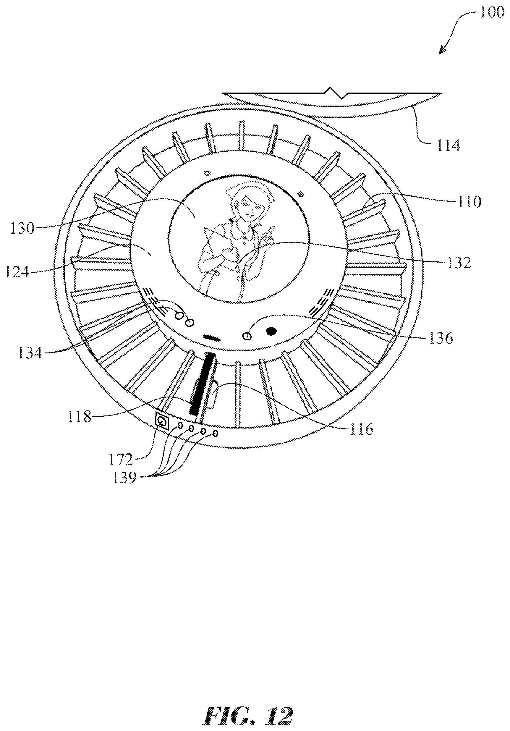 Patent US11854680 Figure 12 – Narcotics and opioids secure storage and dispensing apparatus and method of use