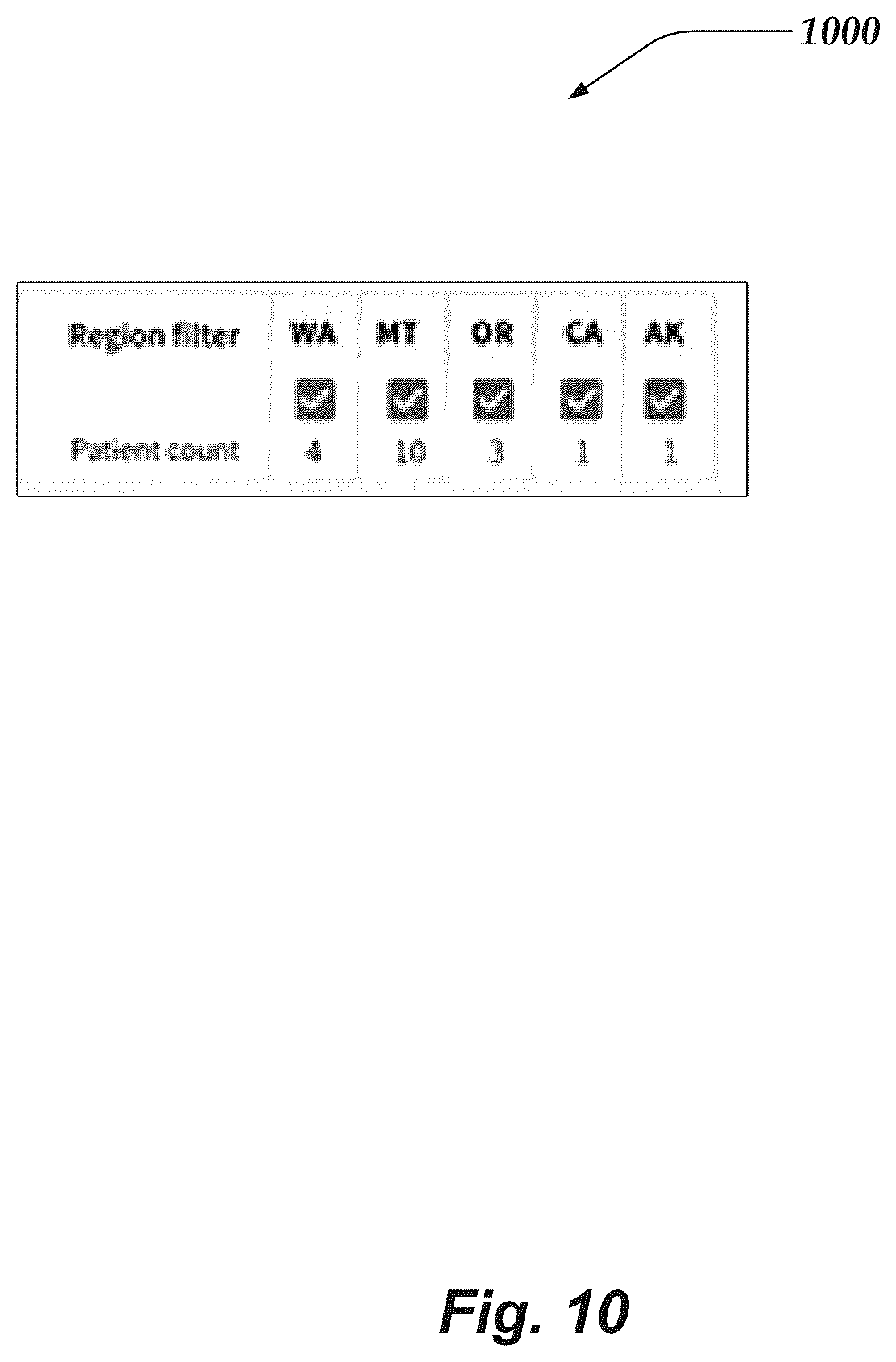 Patent US11854708 Figure 10 – Healthcare service platform