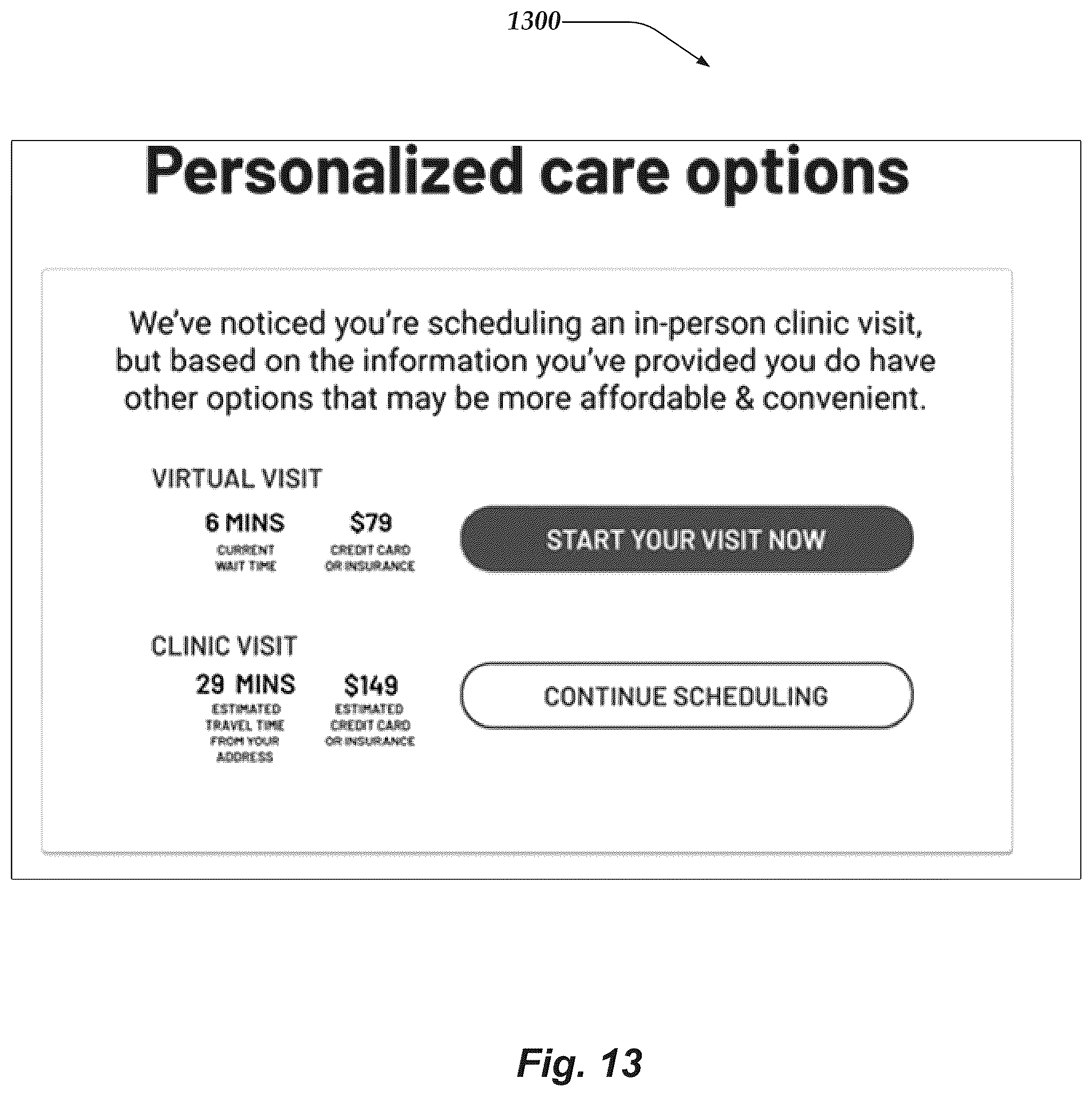 Patent US11854708 Figure 13 – Healthcare service platform