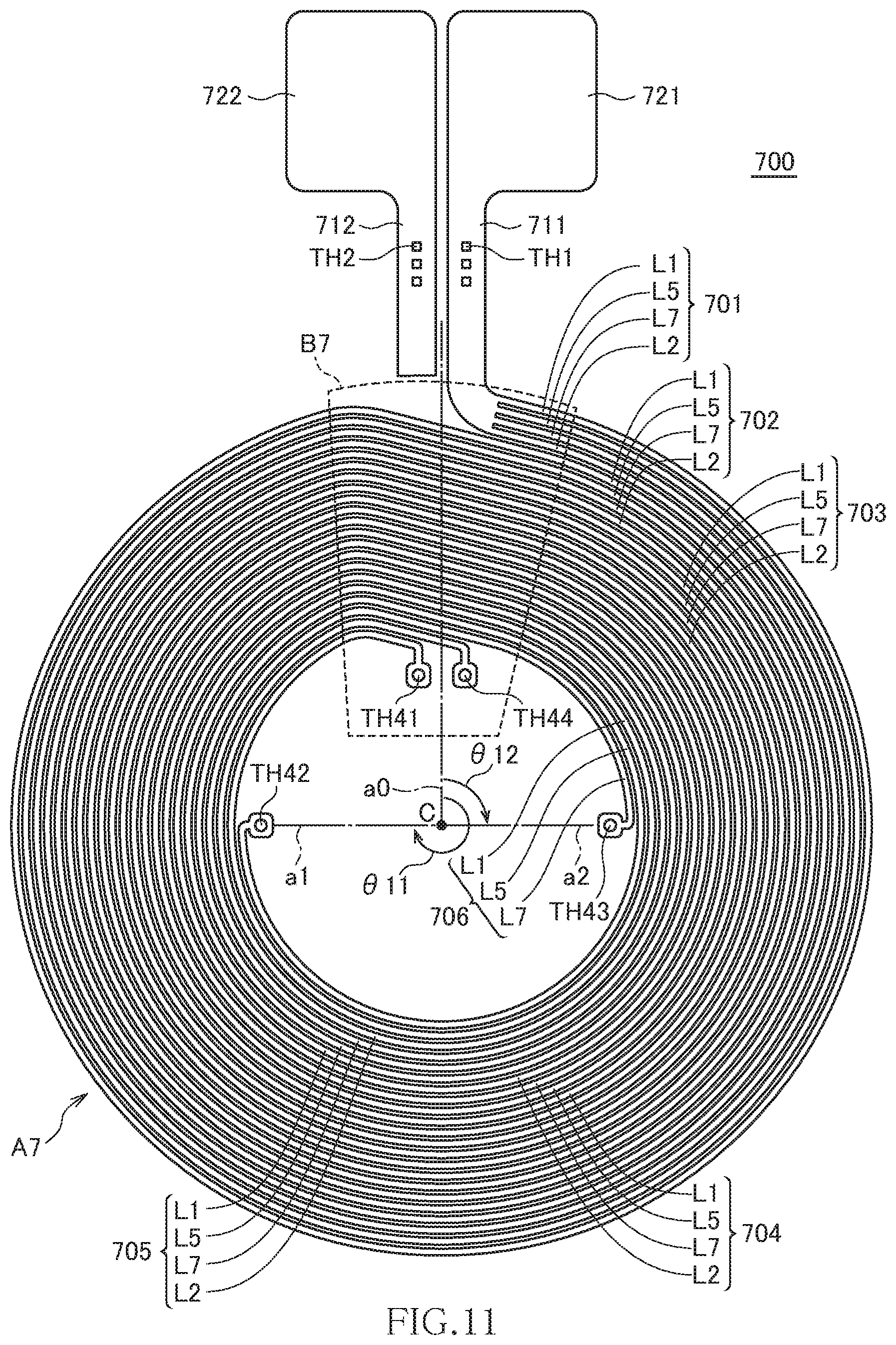 Patent US11854732 Figure 11 – Coil component