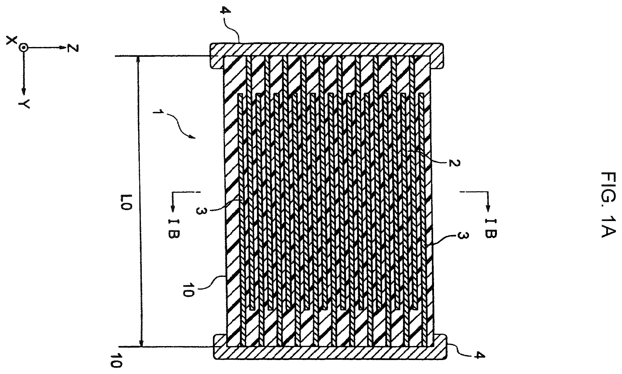Patent US11854743 Figure 1 – Dielectric composition, electronic device, and multilayer electronic device