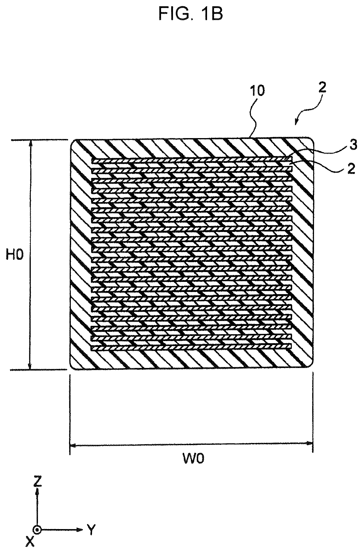 Patent US11854743 Figure 2 – Dielectric composition, electronic device, and multilayer electronic device