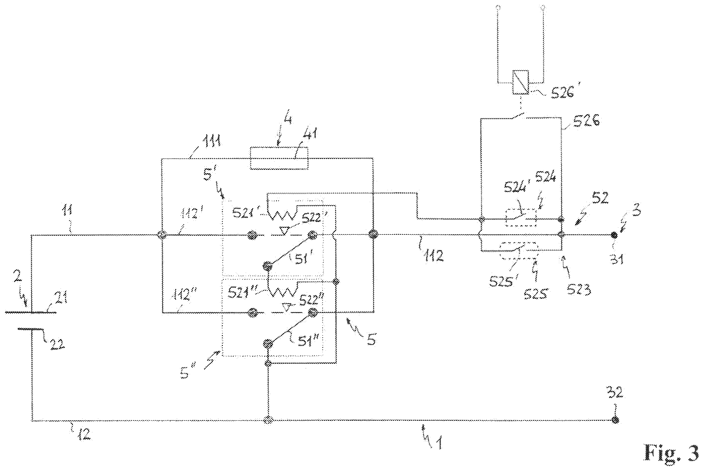 Patent US11854755 Figure 3 – Direct current electric circuit interrupting switch assembly