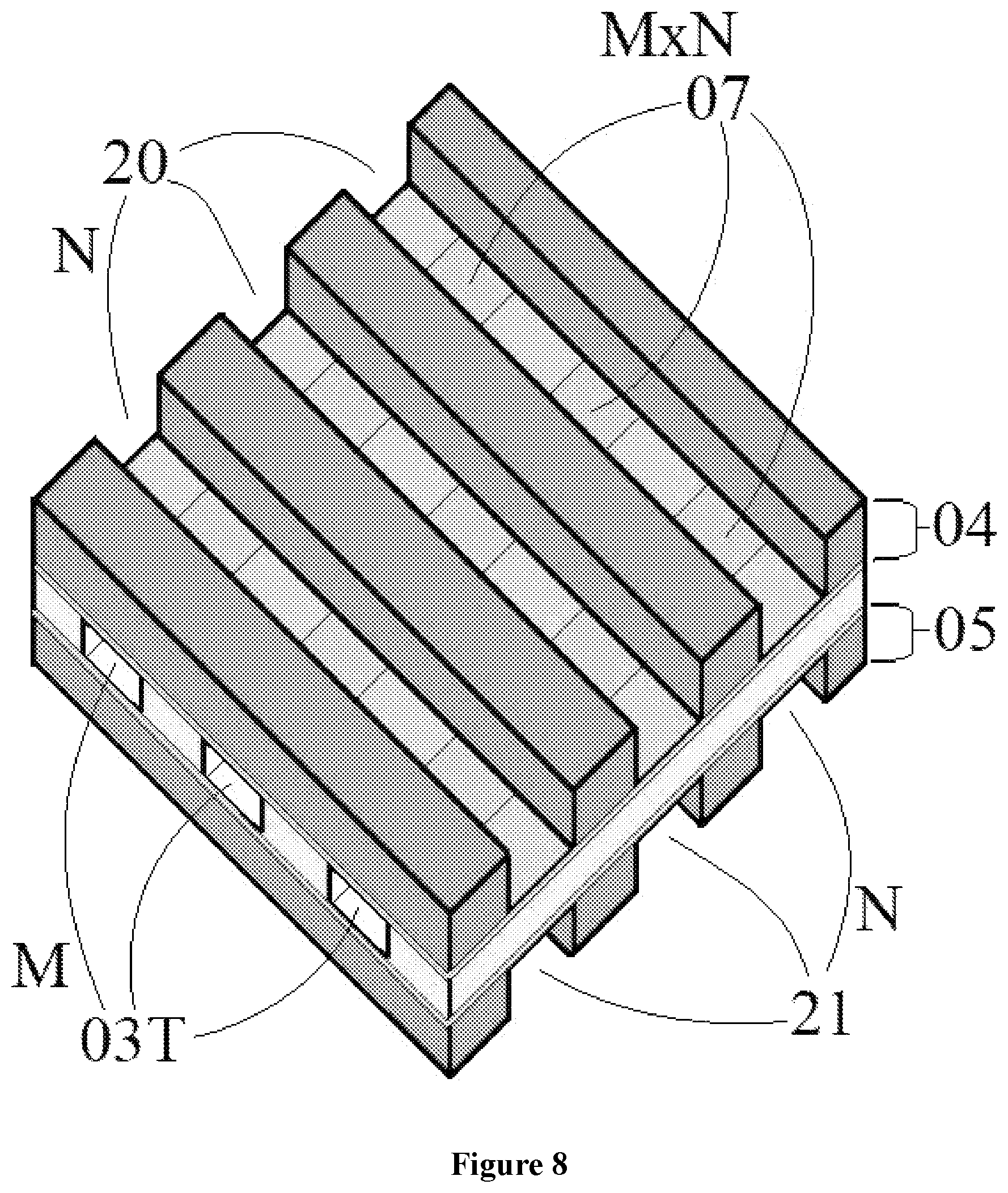 Patent US11854762 Figure 8 – MEMS sample holder, packaged product thereof, and apparatus of charged-particle beam such as electron microscope using the same