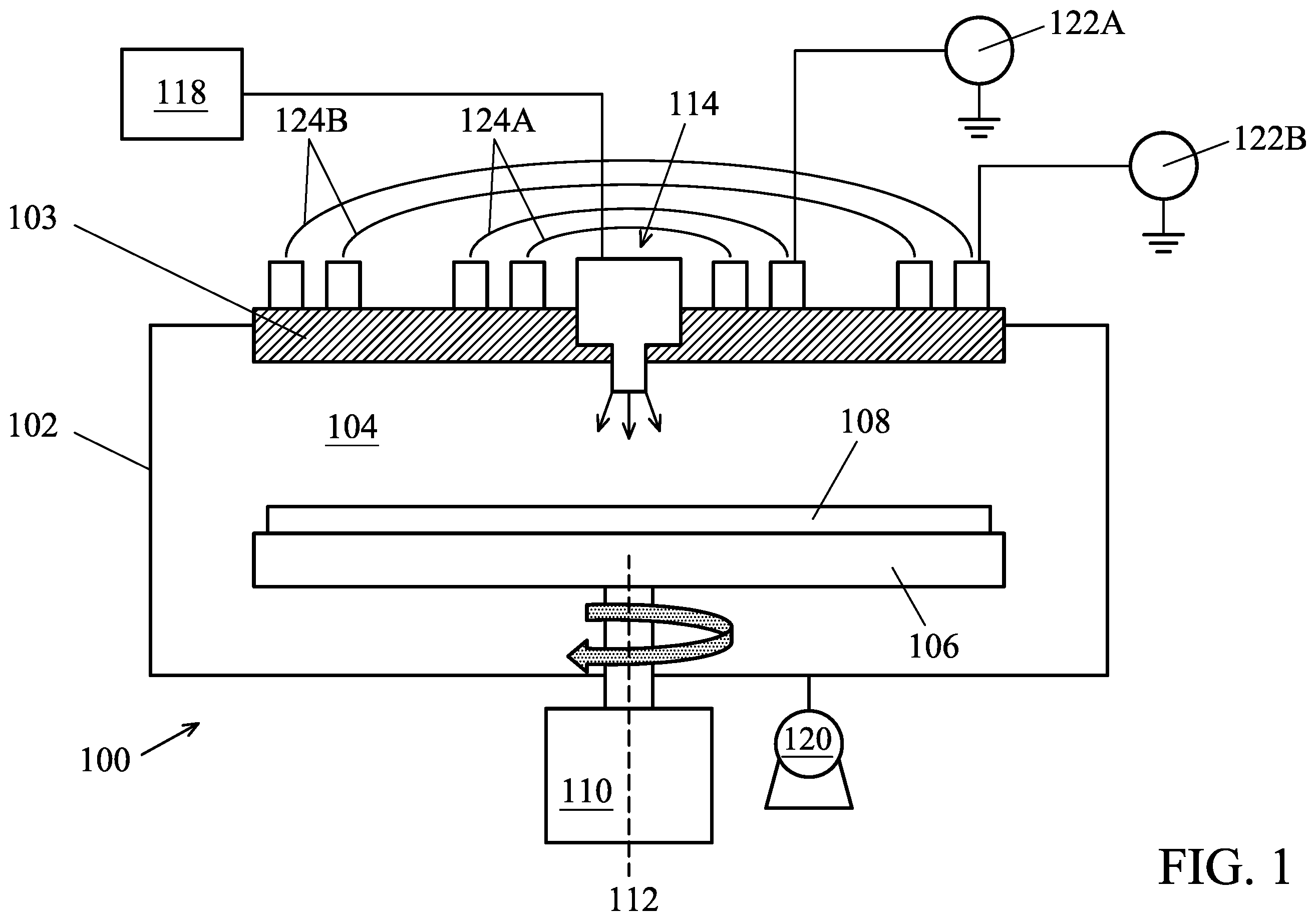 Patent US11854769 Figure 1 – Adjustable fastening device for plasma gas injectors