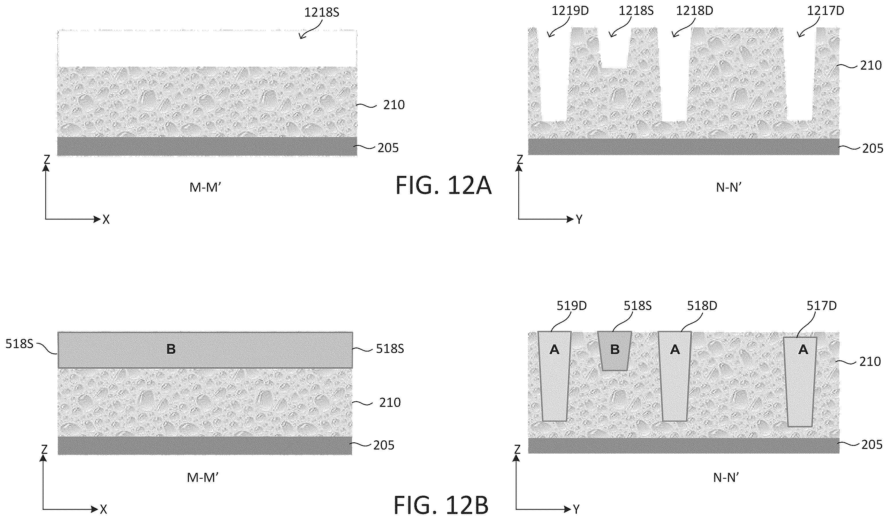 Patent US11854786 Figure 18 – Deep lines and shallow lines in signal conducting paths