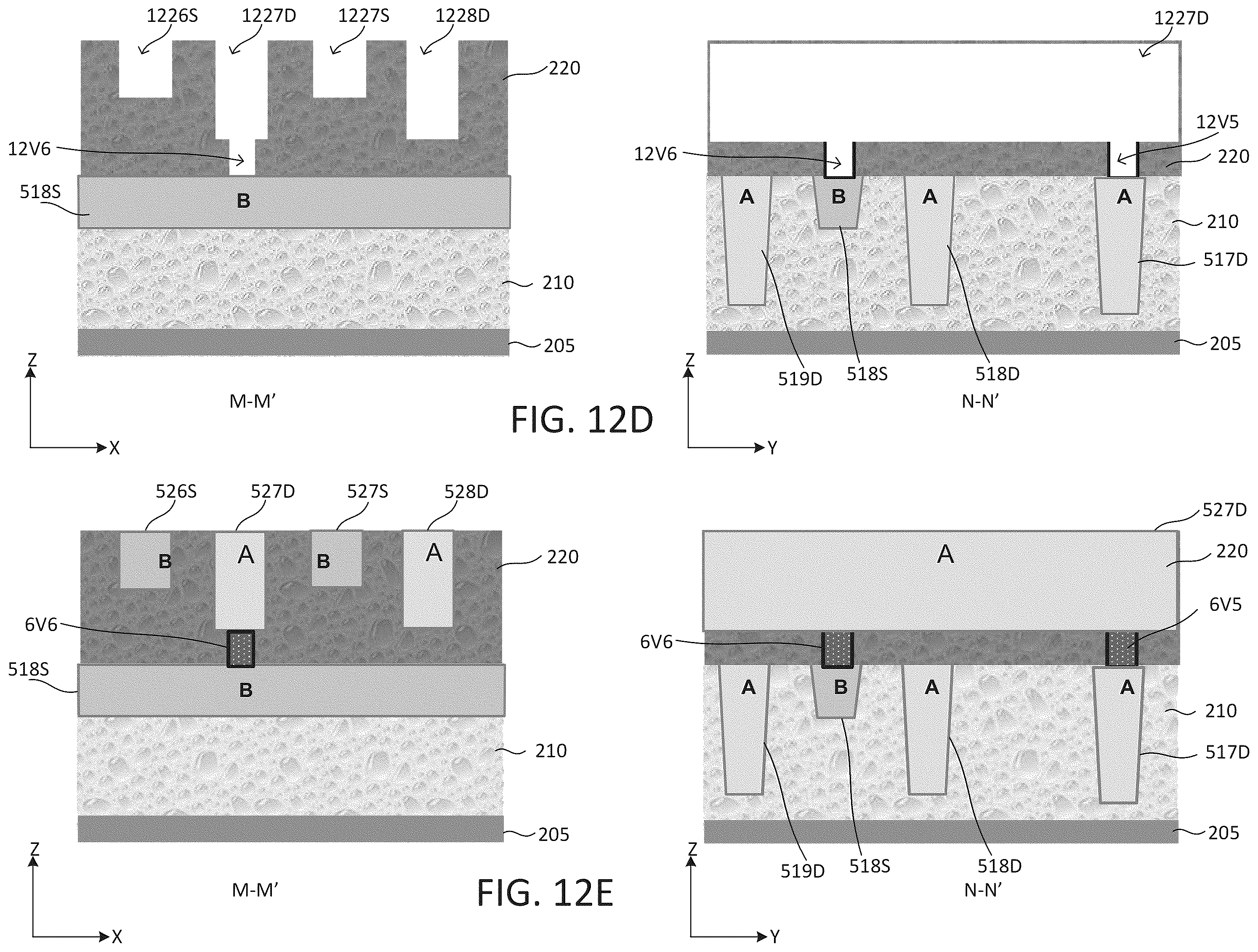 Patent US11854786 Figure 20 – Deep lines and shallow lines in signal conducting paths