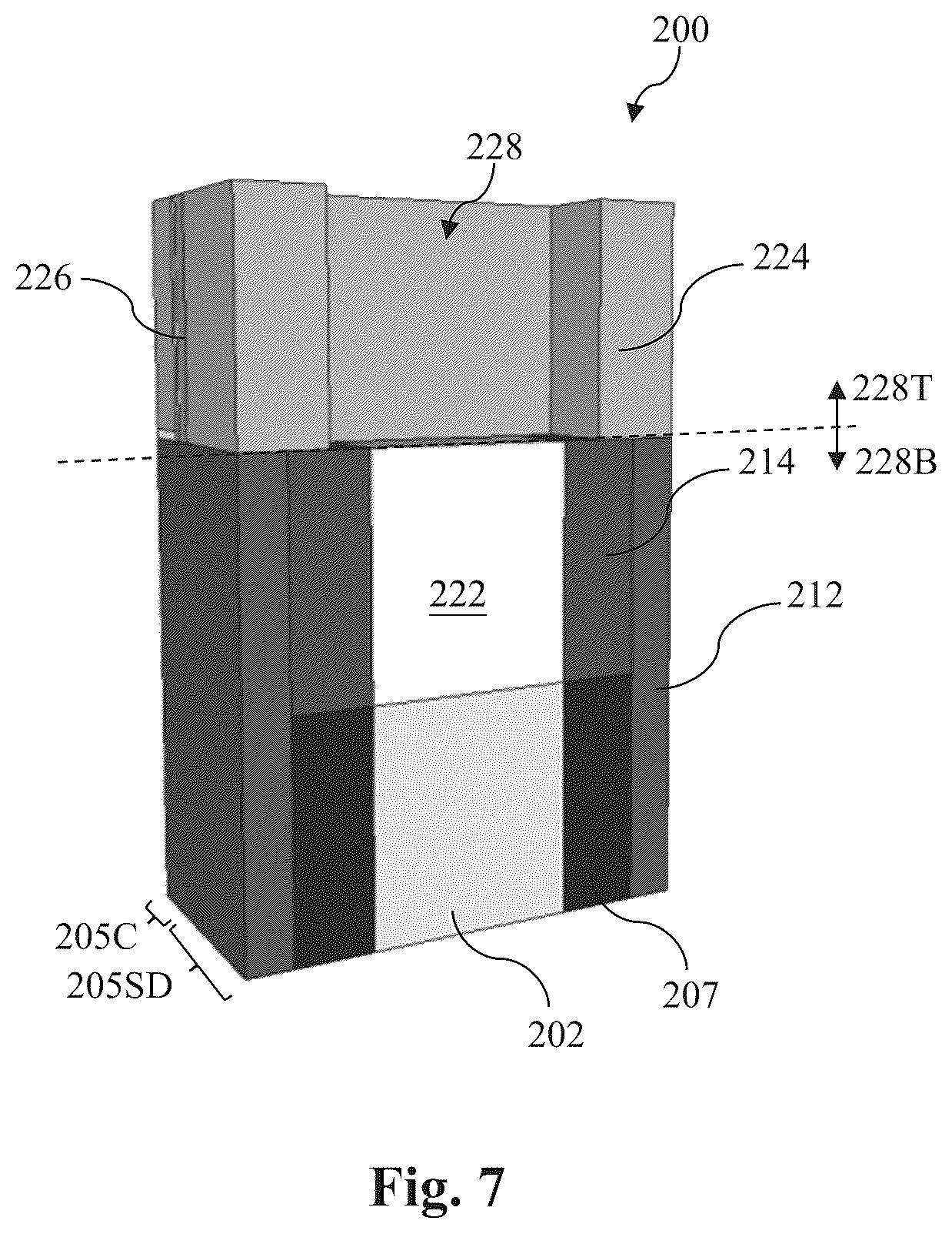 Patent US11854791 Figure 7 – Metal source/drain features