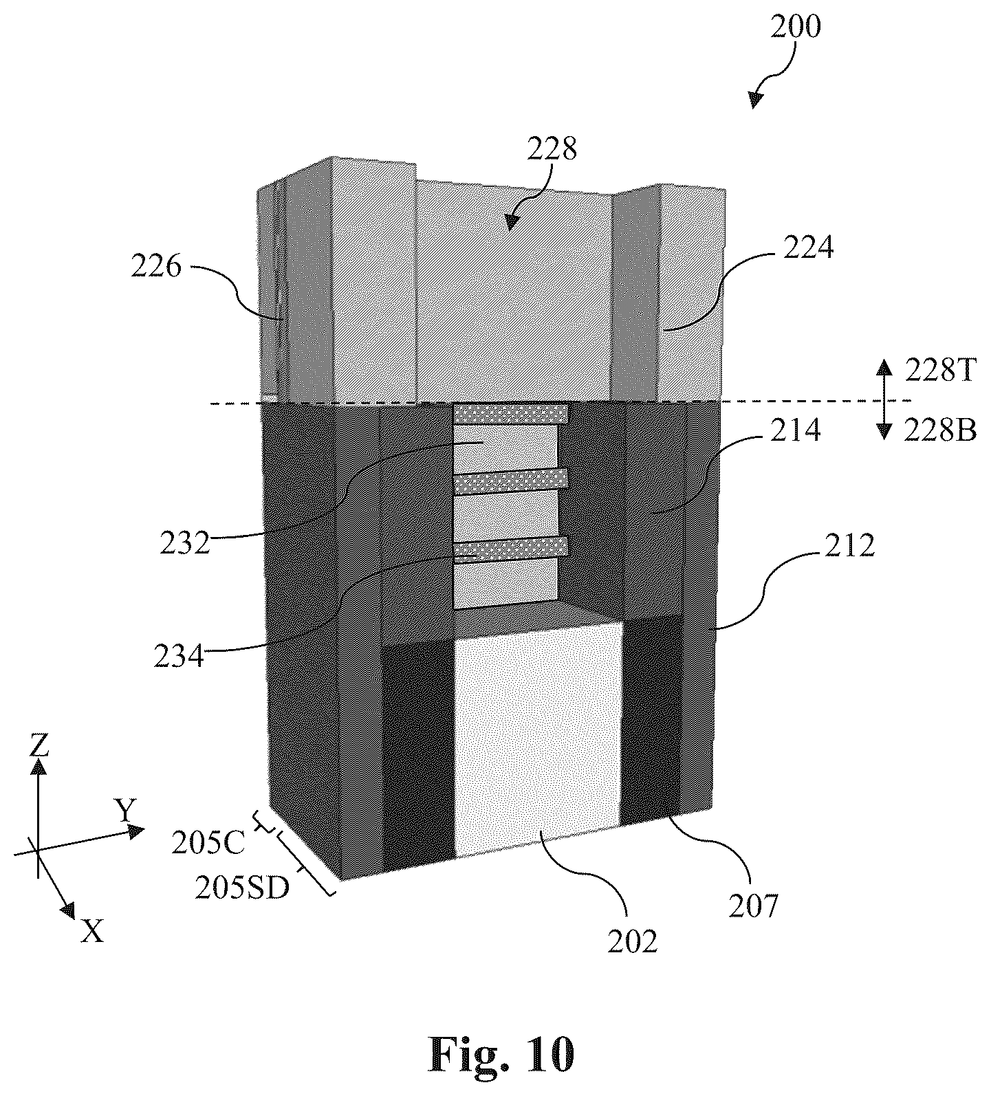 Patent US11854791 Figure 10 – Metal source/drain features