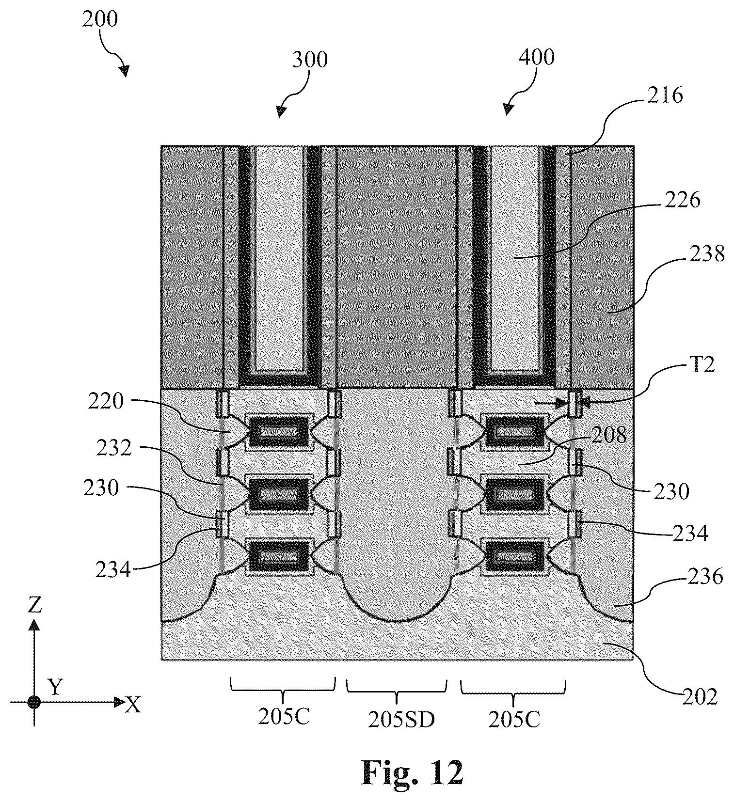 Patent US11854791 Figure 12 – Metal source/drain features