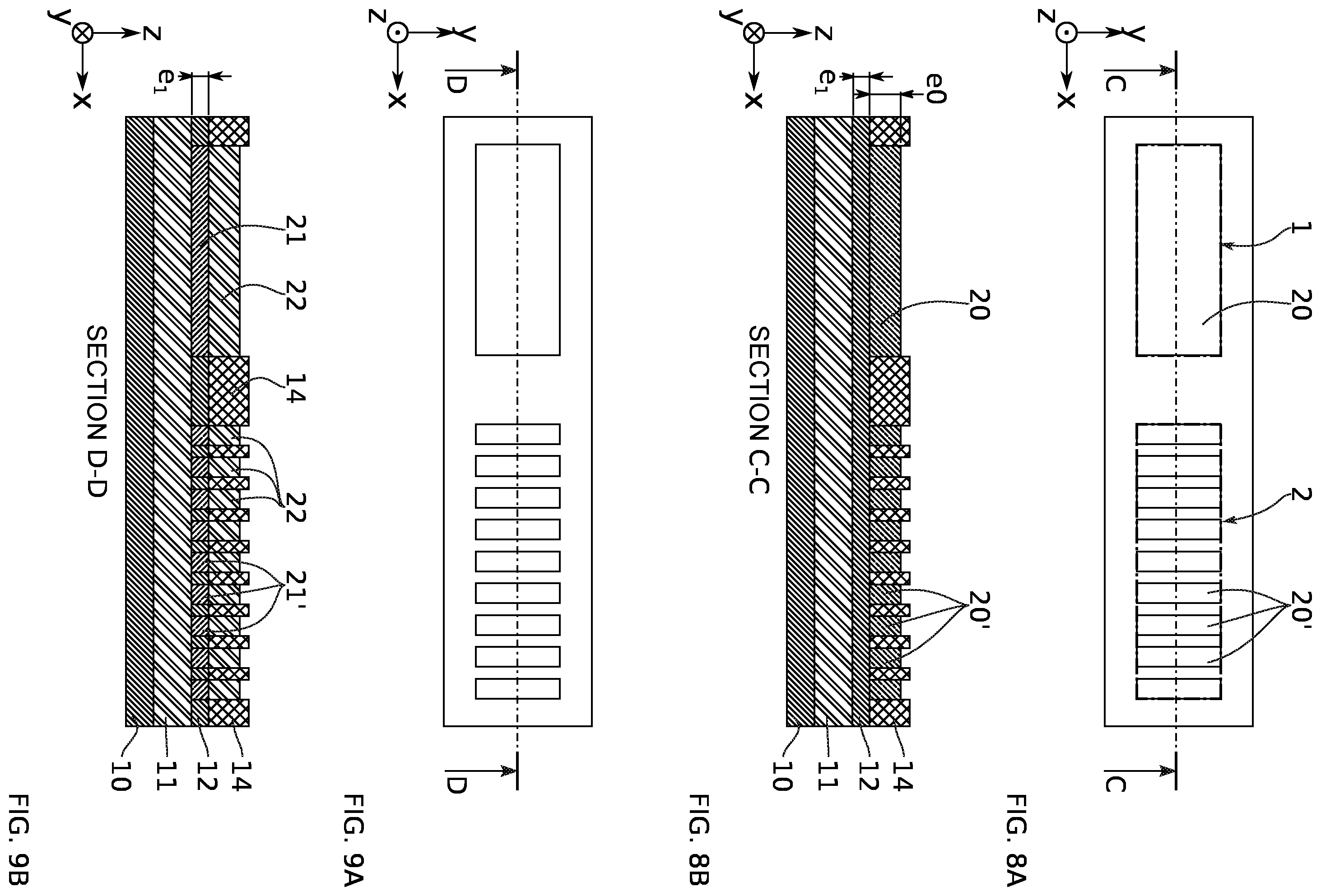 Patent US11854805 Figure 4 – Method for producing SiGe-based zones at different concentrations of Ge
