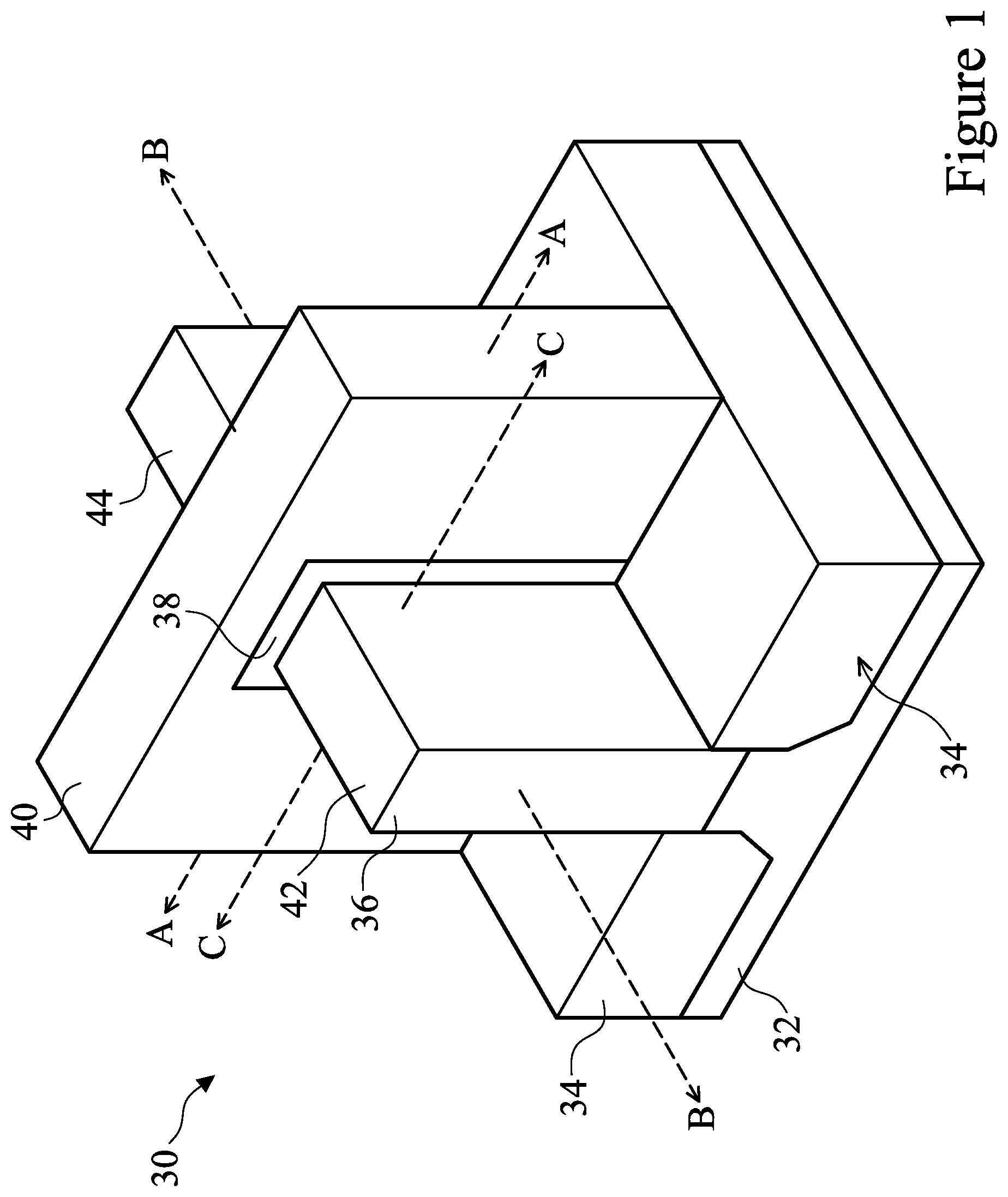 Patent US11854811 — FinFET device and method of forming — Figure 1