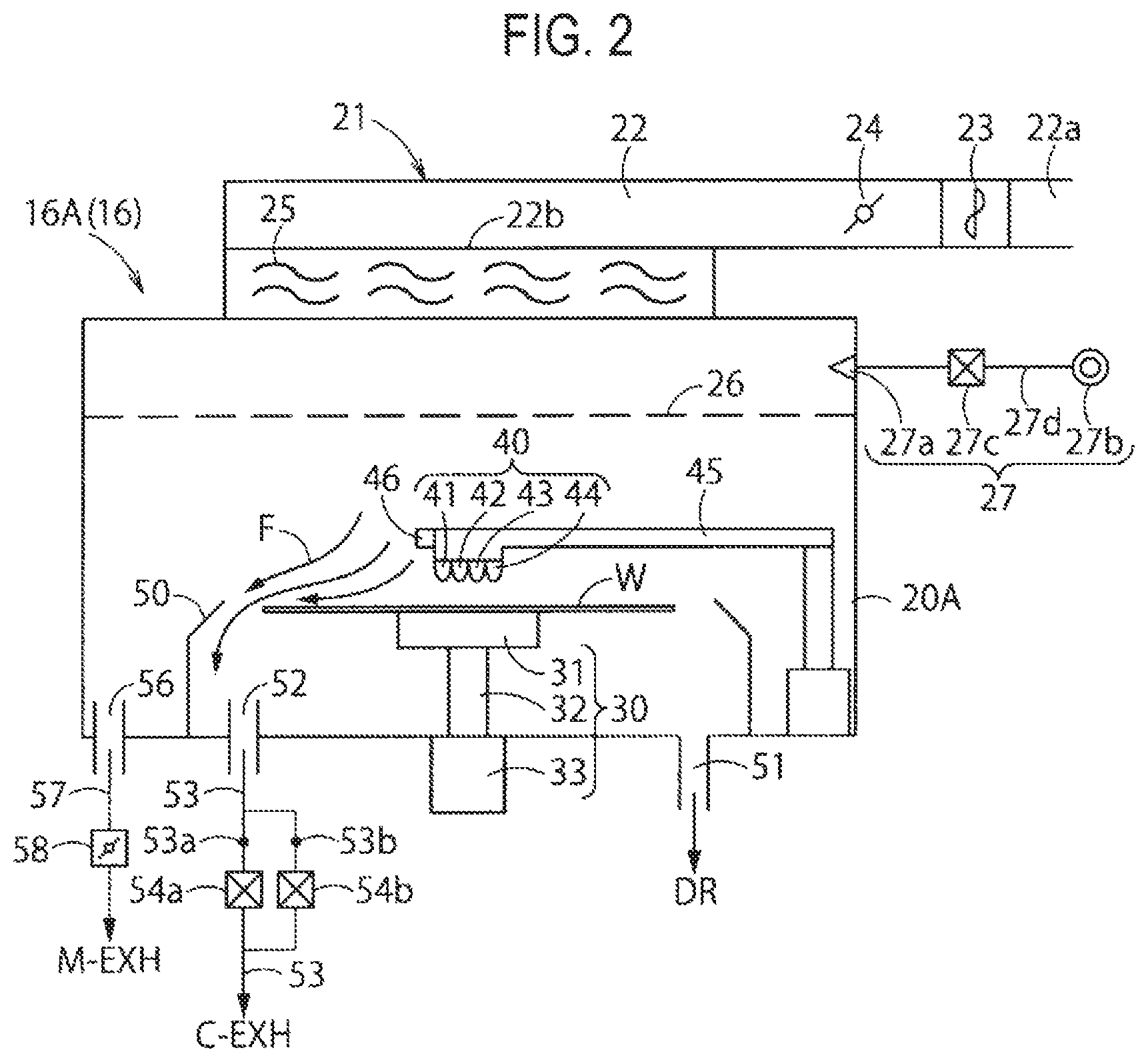 Patent US11854815 Figure 2 – Substrate drying apparatus, substrate drying method and storage medium