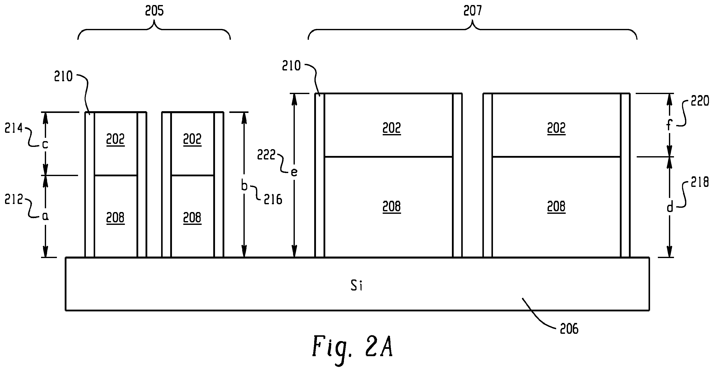 Patent US11854821 Figure 2 – Hard mask removal method