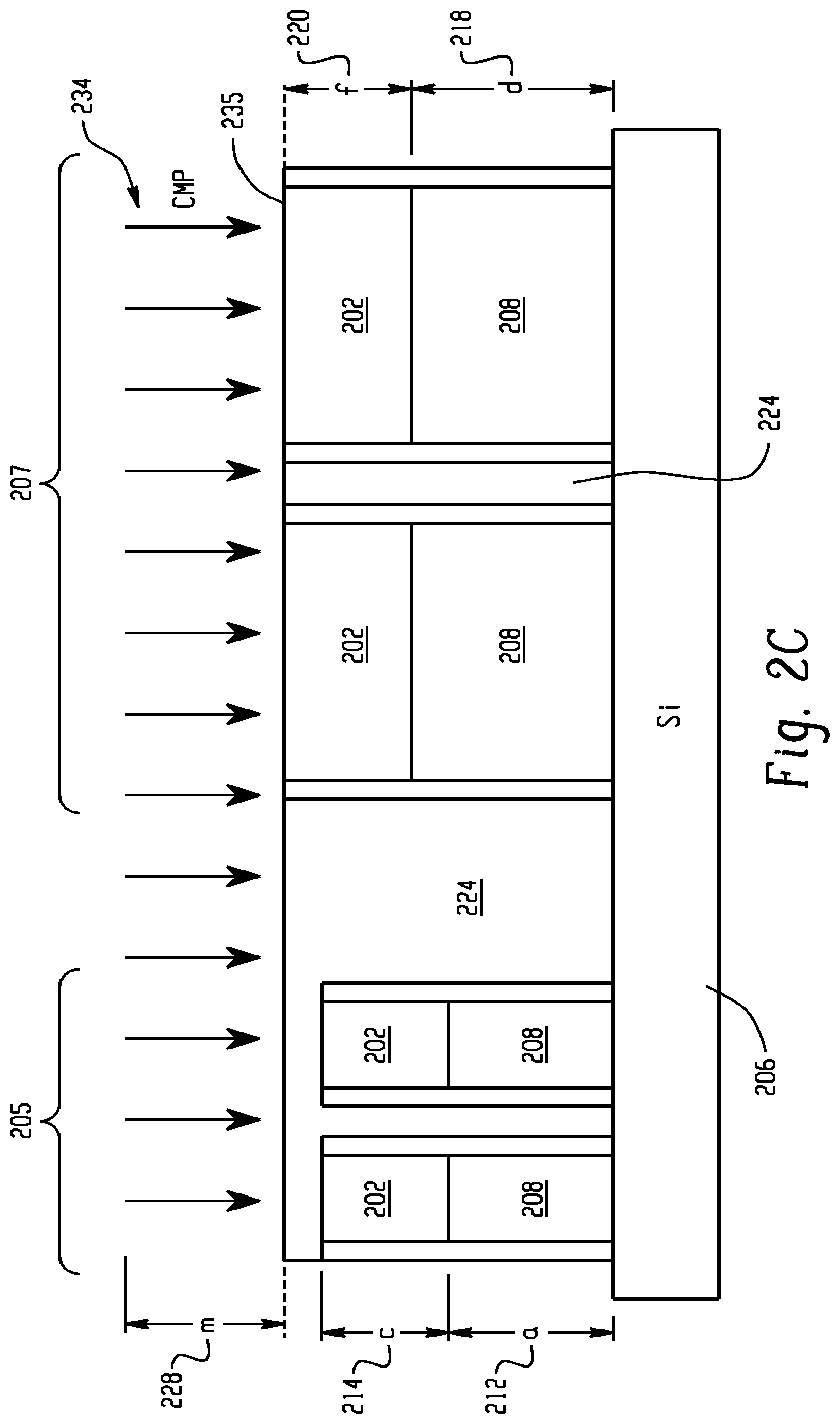 Patent US11854821 Figure 4 – Hard mask removal method