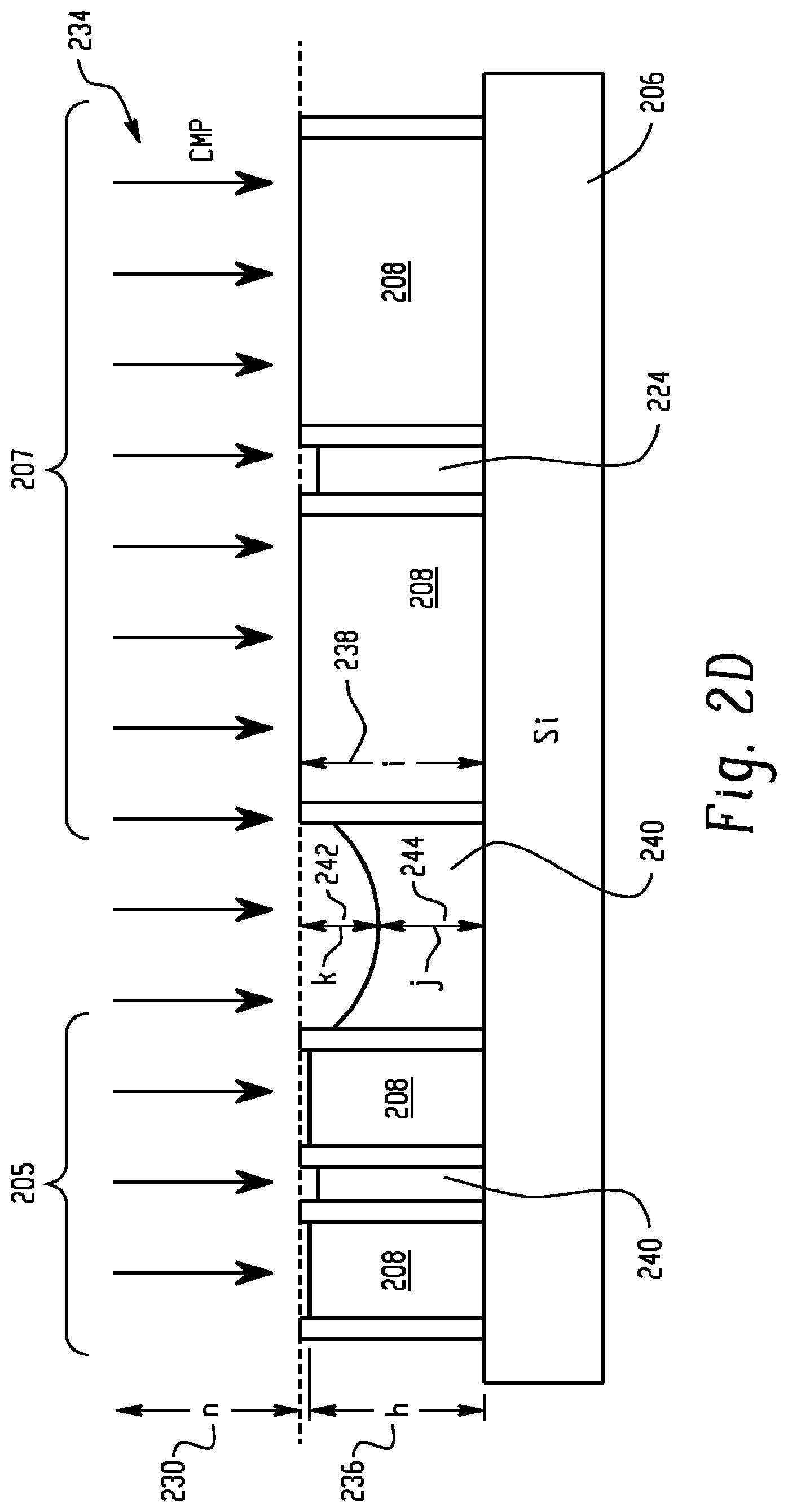 Patent US11854821 Figure 5 – Hard mask removal method