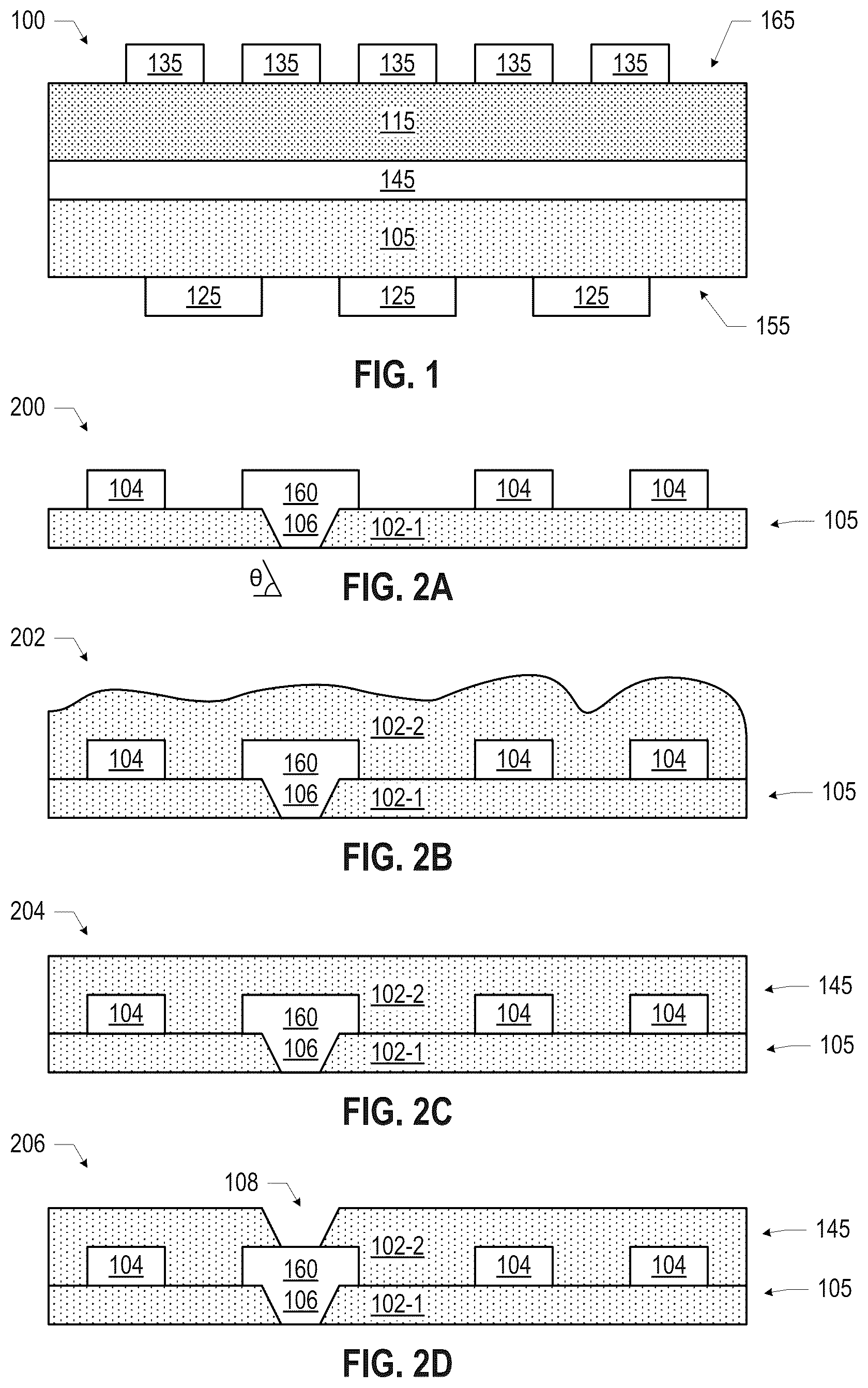 Patent US11854834 Figure 1 – Integrated circuit package supports