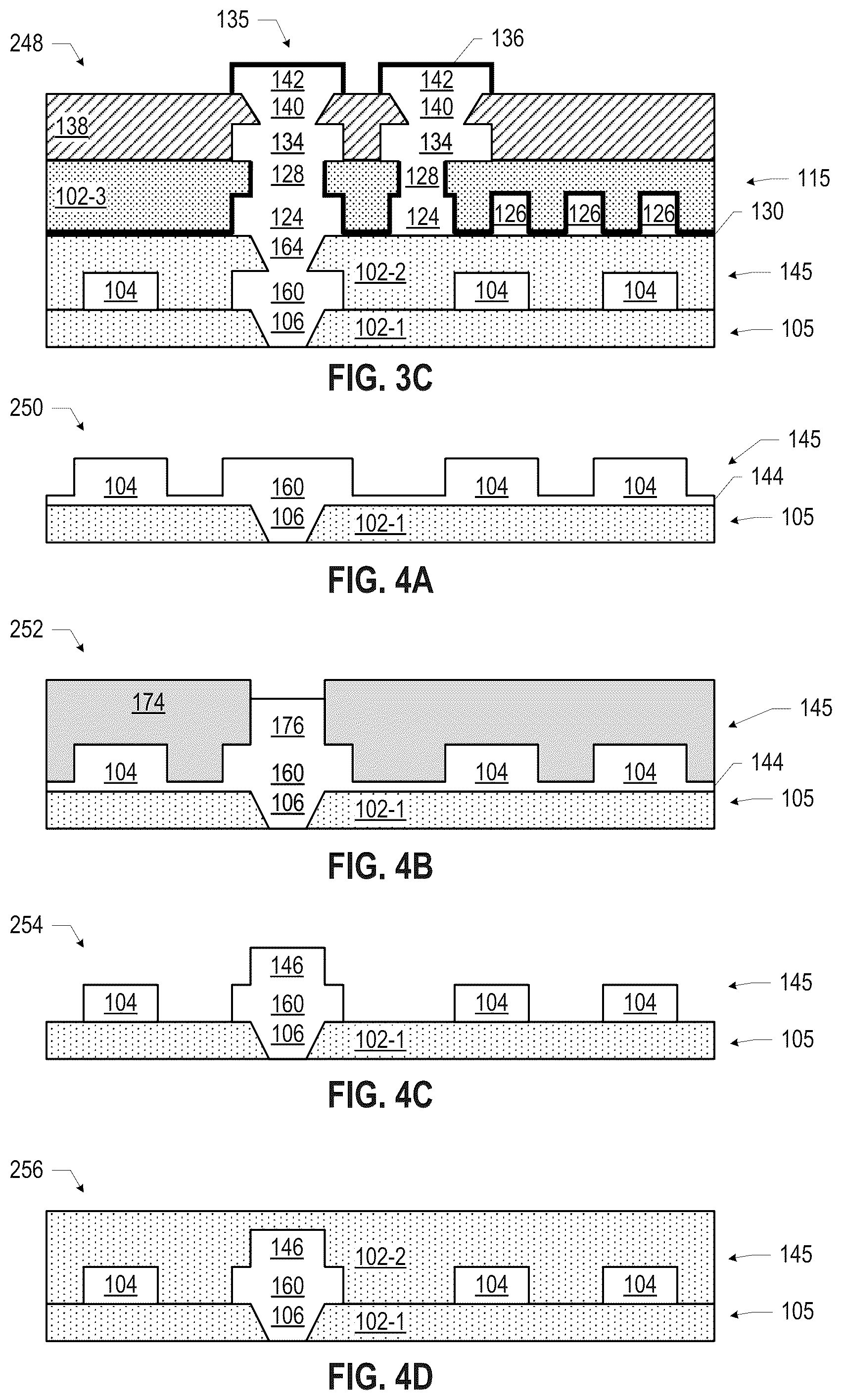 Patent US11854834 Figure 7 – Integrated circuit package supports