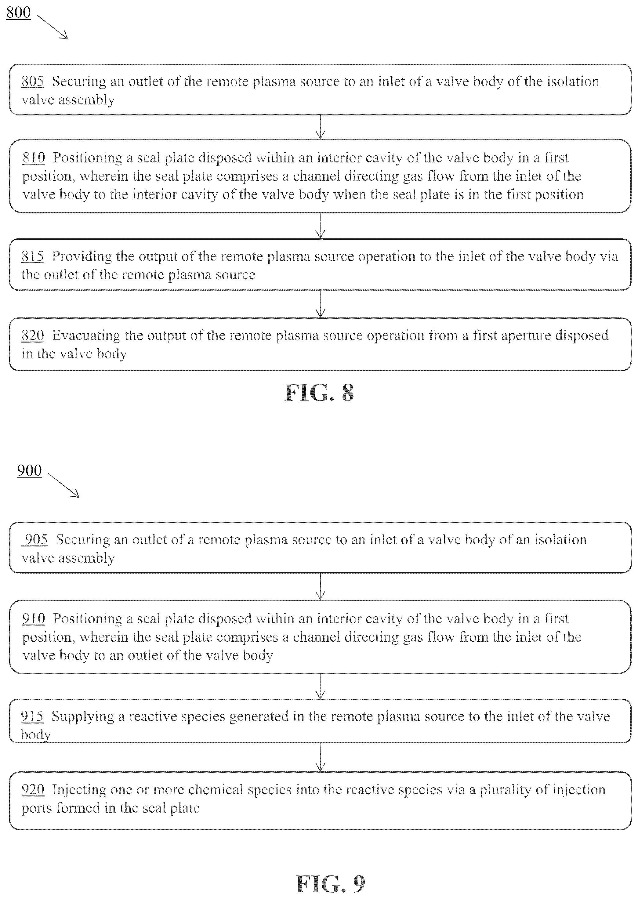 Patent US11854839 Figure 14 – Valve apparatuses and related methods for reactive process gas isolation and facilitating purge during isolation