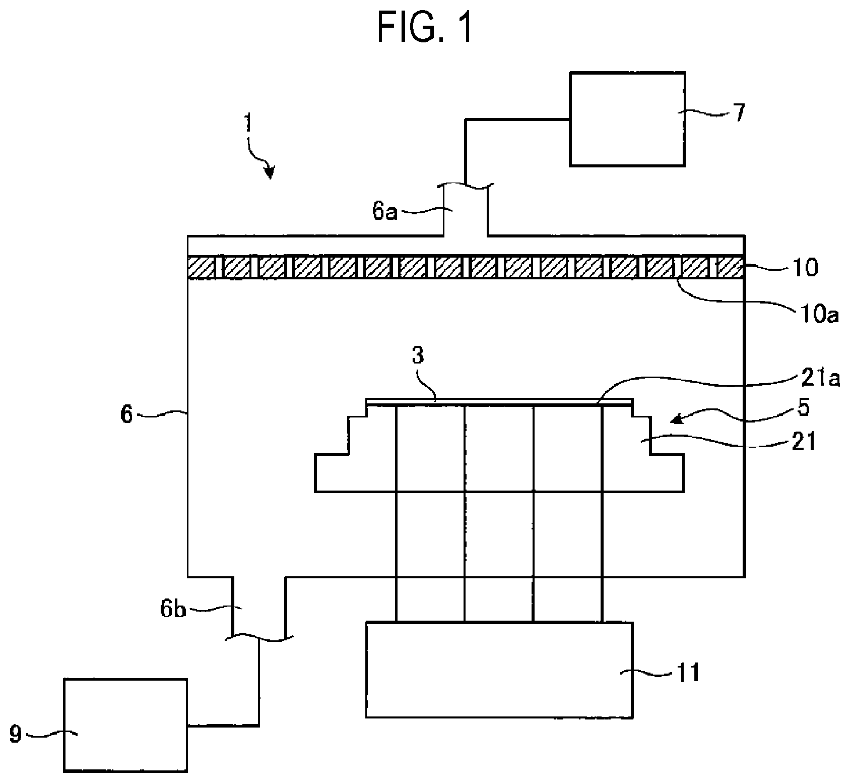 Patent US11854843 Figure 1 – Substrate stage, substrate processing apparatus, and temperature control method