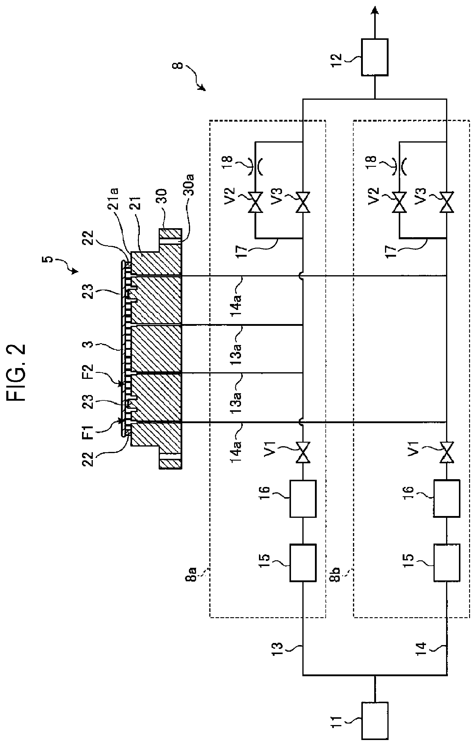 Patent US11854843 Figure 2 – Substrate stage, substrate processing apparatus, and temperature control method