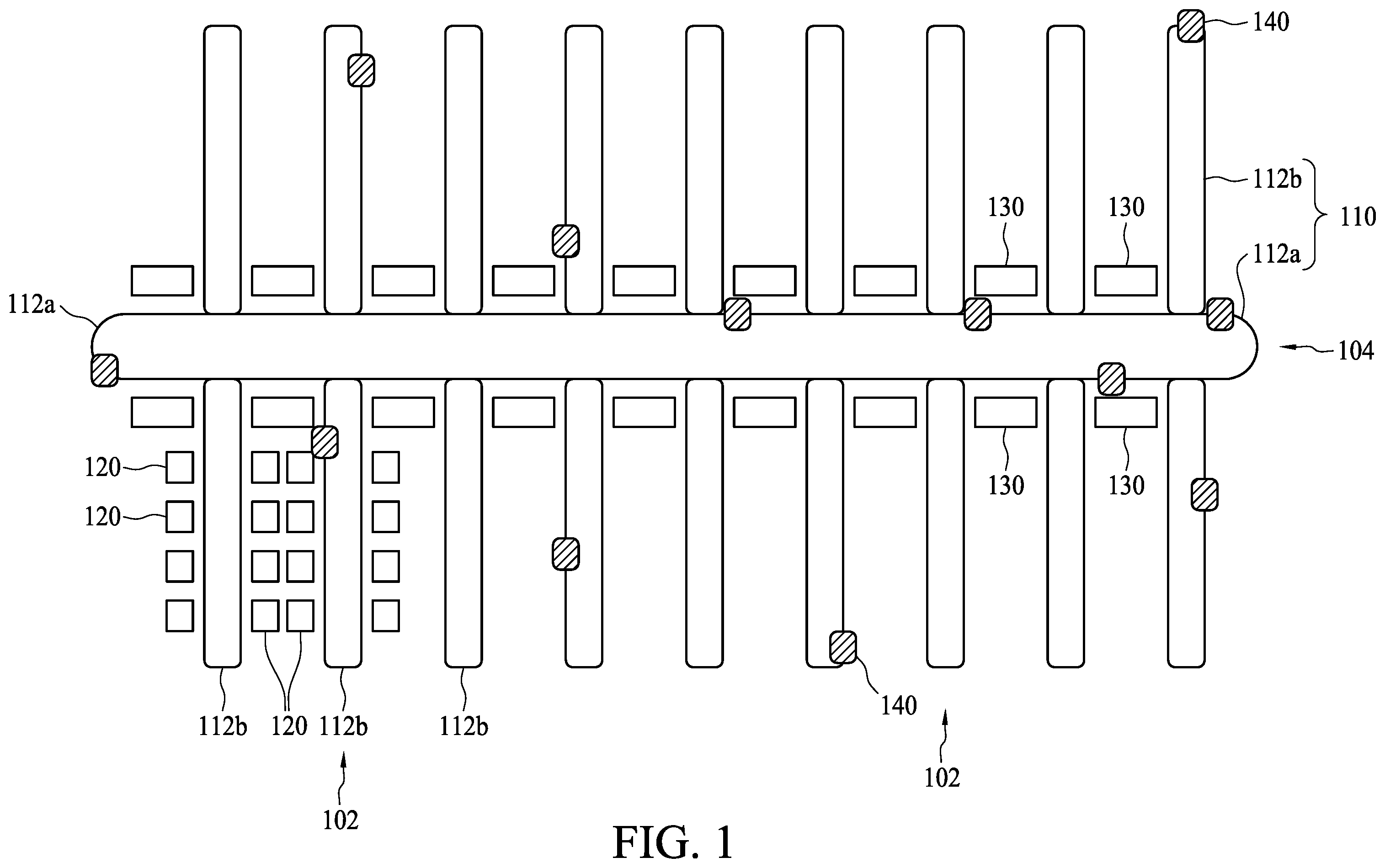 Patent US11854848 Figure 1 – Air processing system for semiconductor container