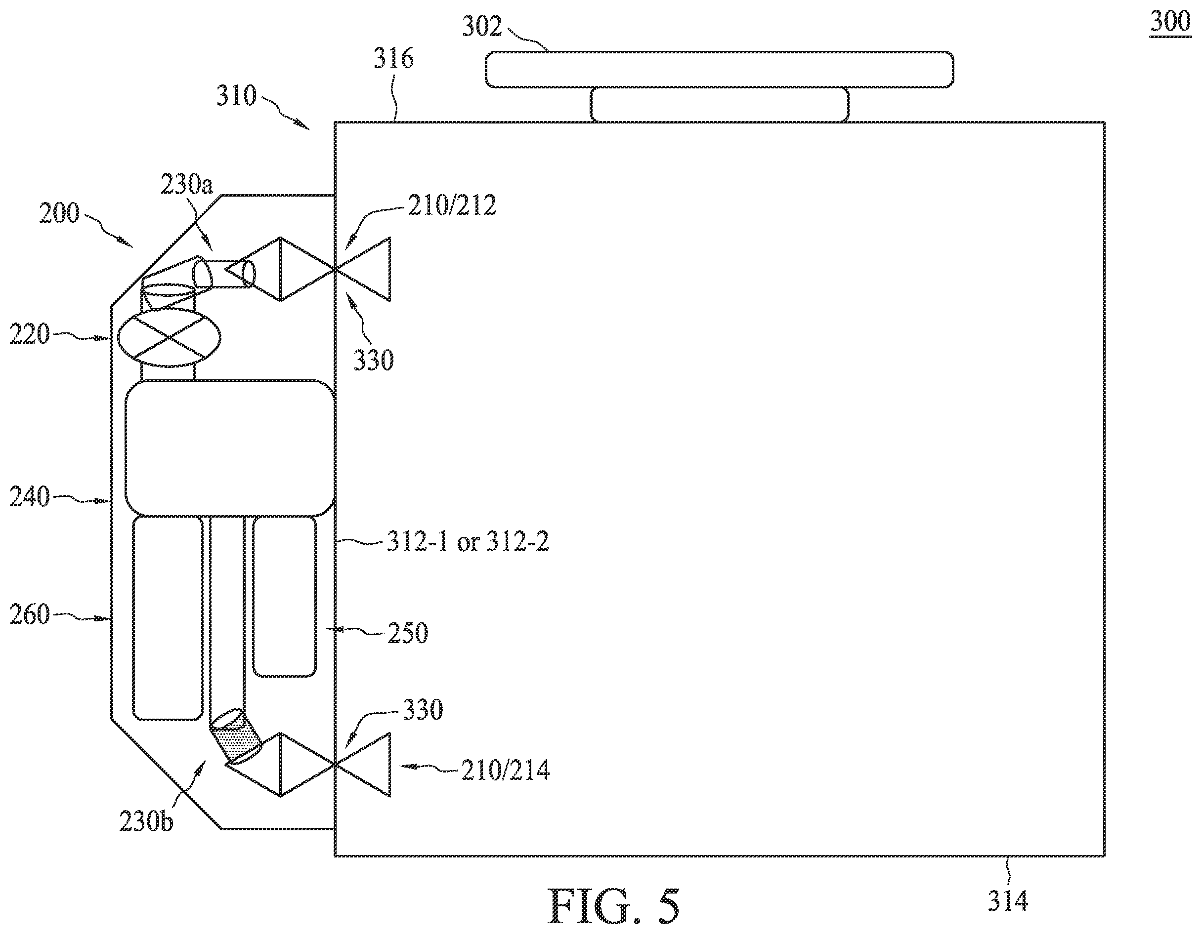 Patent US11854848 Figure 5 – Air processing system for semiconductor container