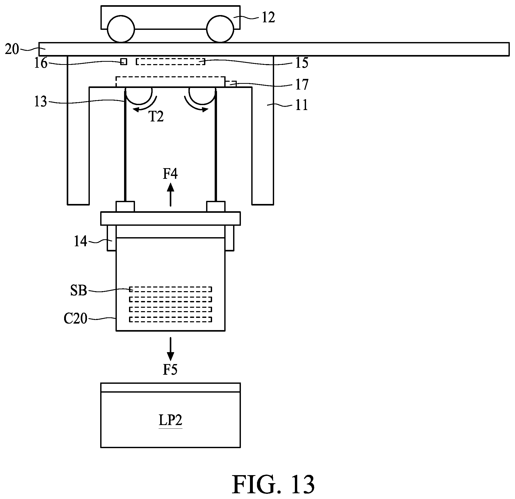 Patent US11854849 Figure 13 – Method for operating conveying system
