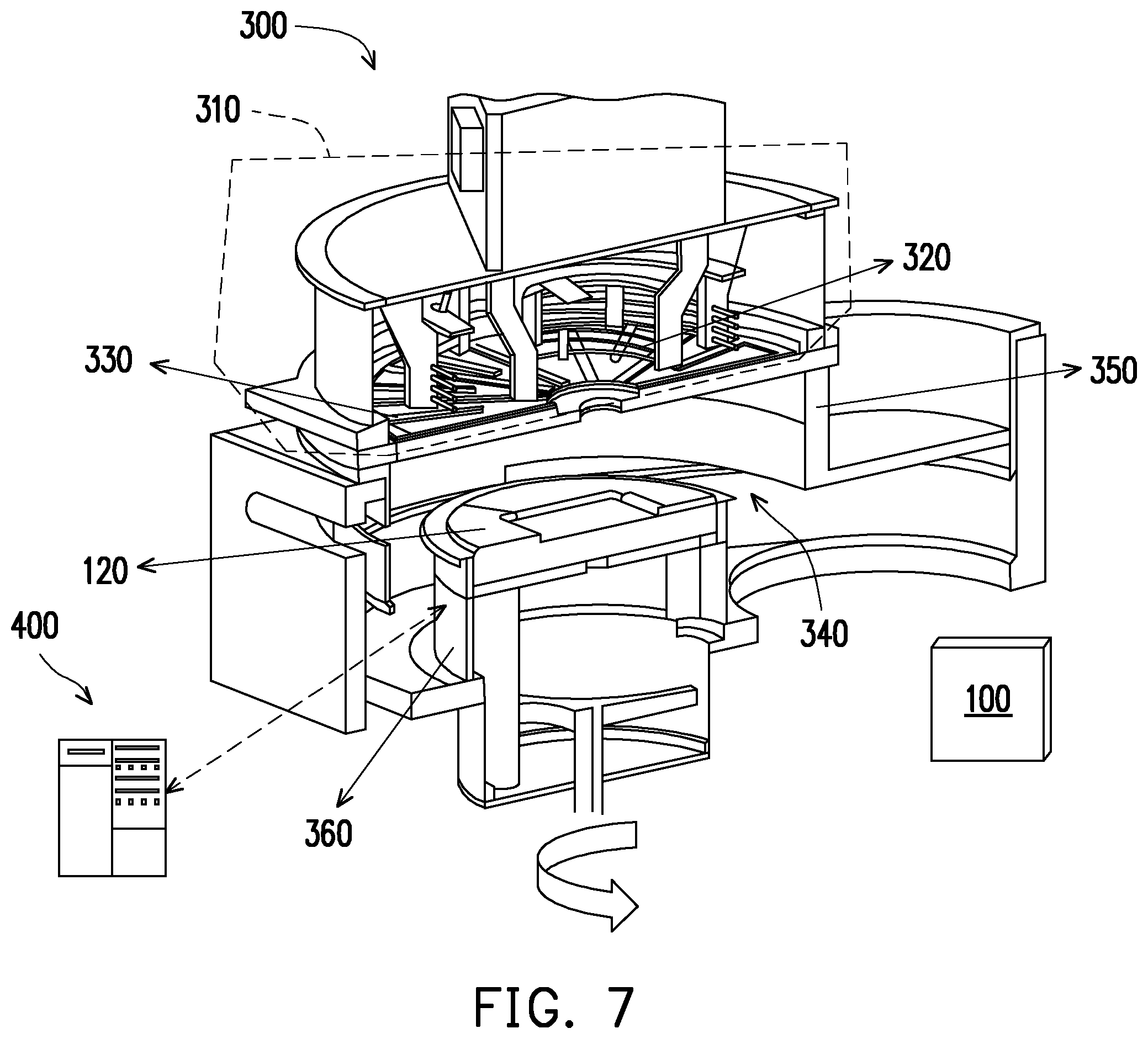 Patent US11854861 Figure 7 – System and method for performing spin dry etching