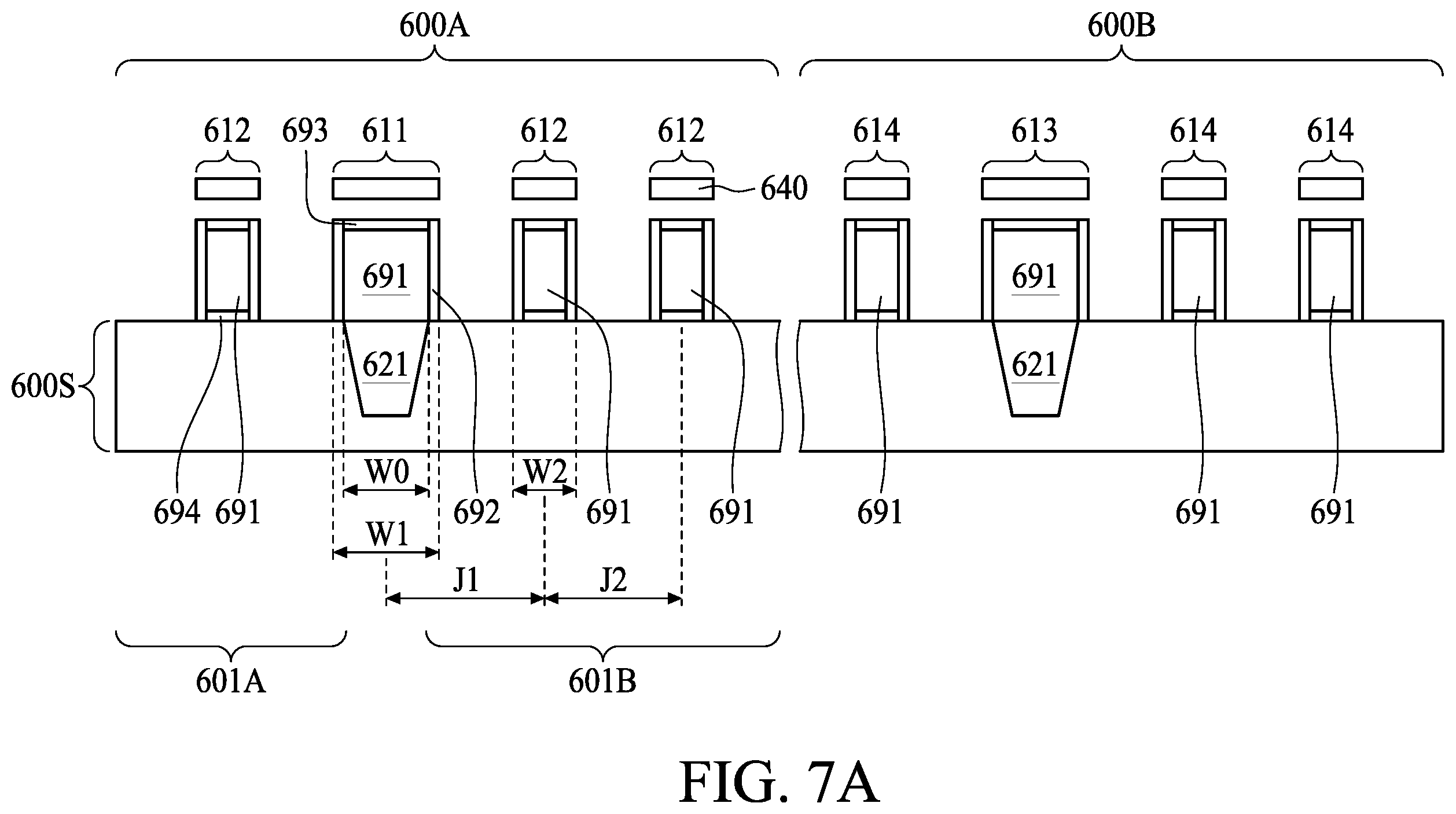 Patent US11854863 Figure 9 – Semiconductor device including an isolation region having an edge being covered and manufacturing method for the same