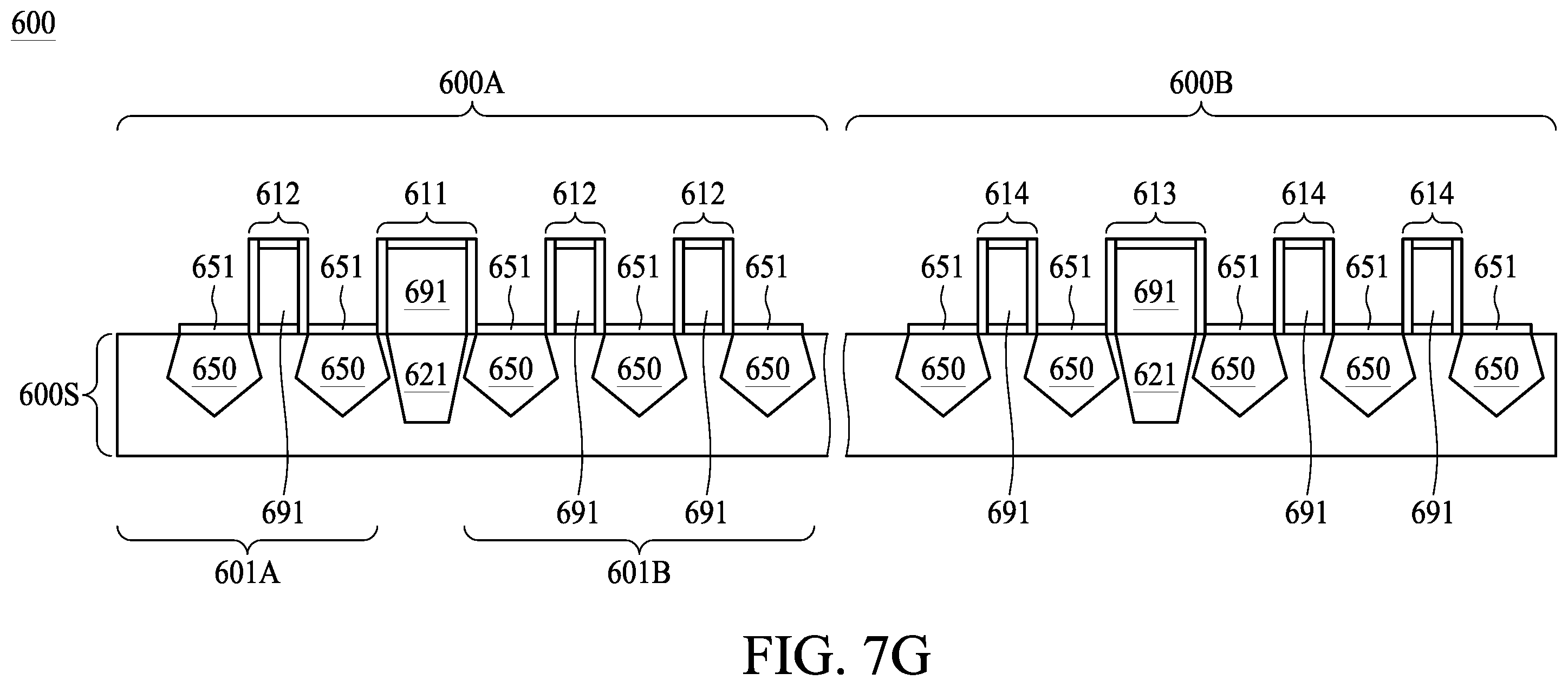 Patent US11854863 Figure 15 – Semiconductor device including an isolation region having an edge being covered and manufacturing method for the same