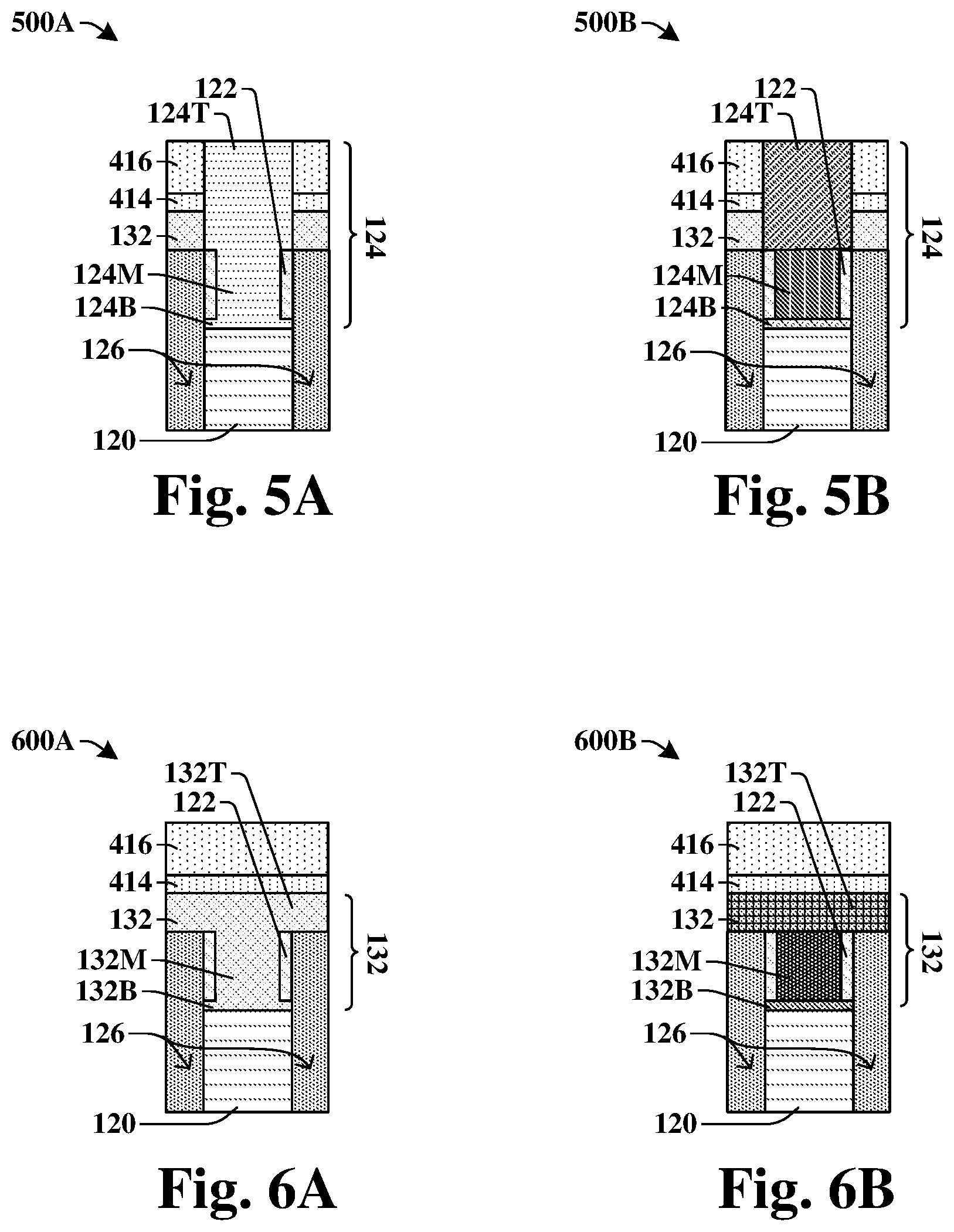 Patent US11854866 Figure 5 – Enlarging contact area and process window for a contact via