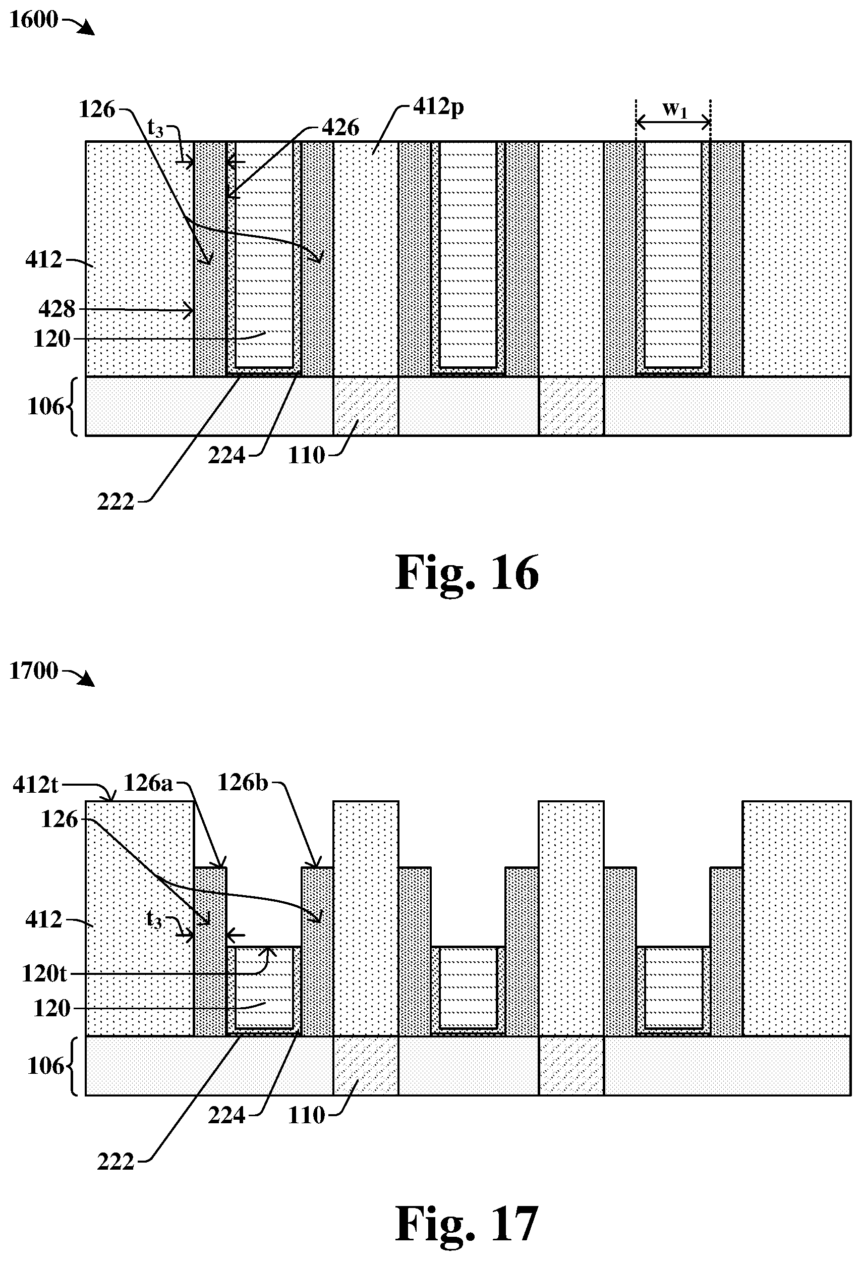 Patent US11854866 Figure 15 – Enlarging contact area and process window for a contact via