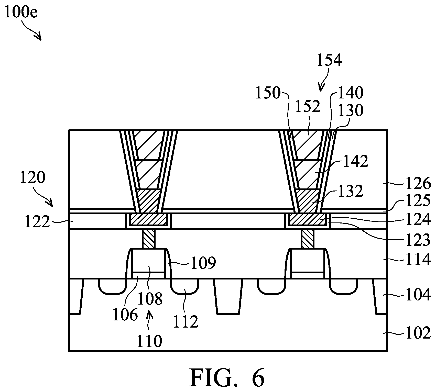 Patent US11854872 Figure 11 – Semiconductor device structure with interconnect structure and method for forming the same