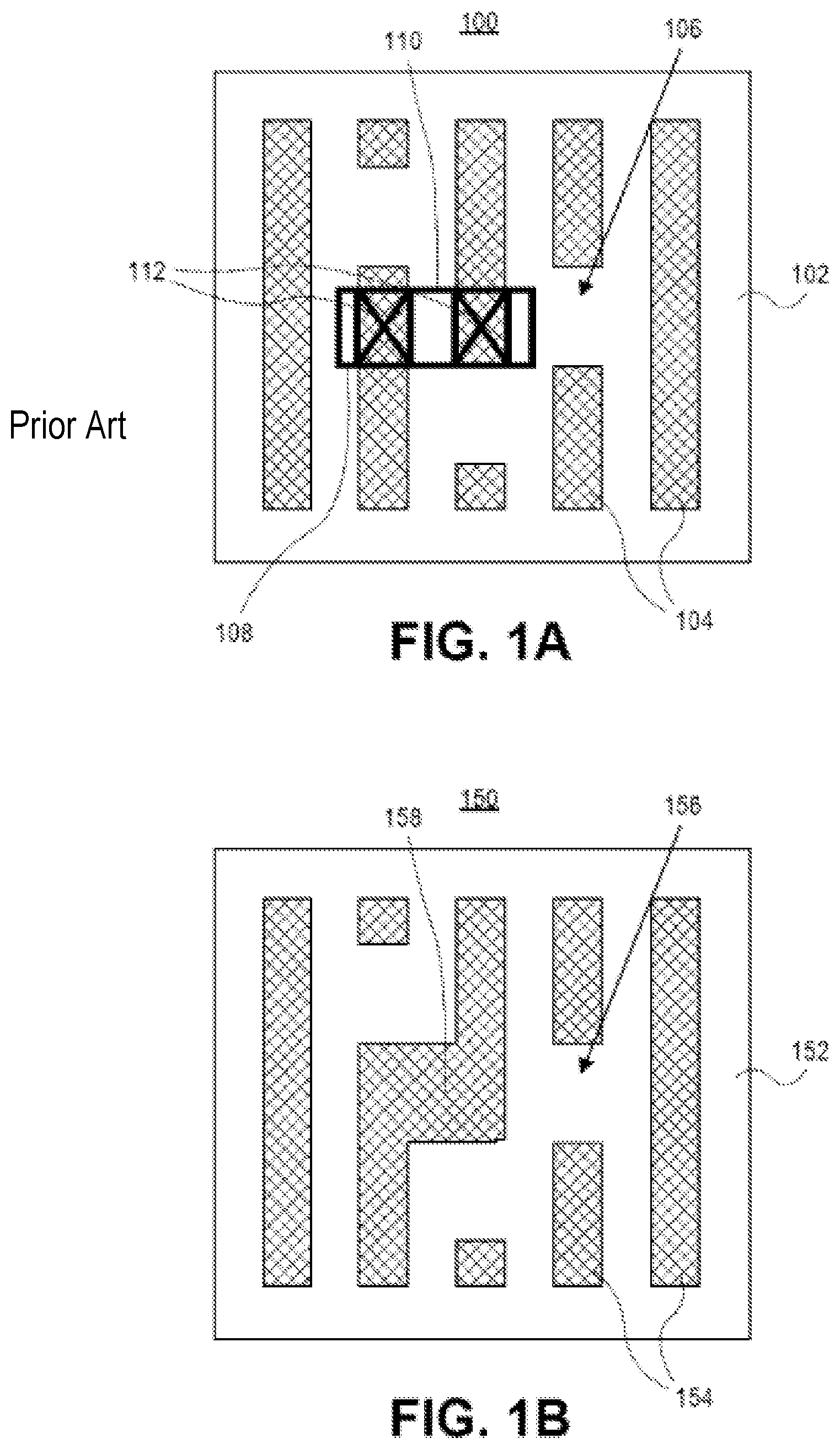 Patent US11854882 — Subtractive plug and tab patterning with photobuckets for back end of line (BEOL) spacer-based interconnects — Figure 1