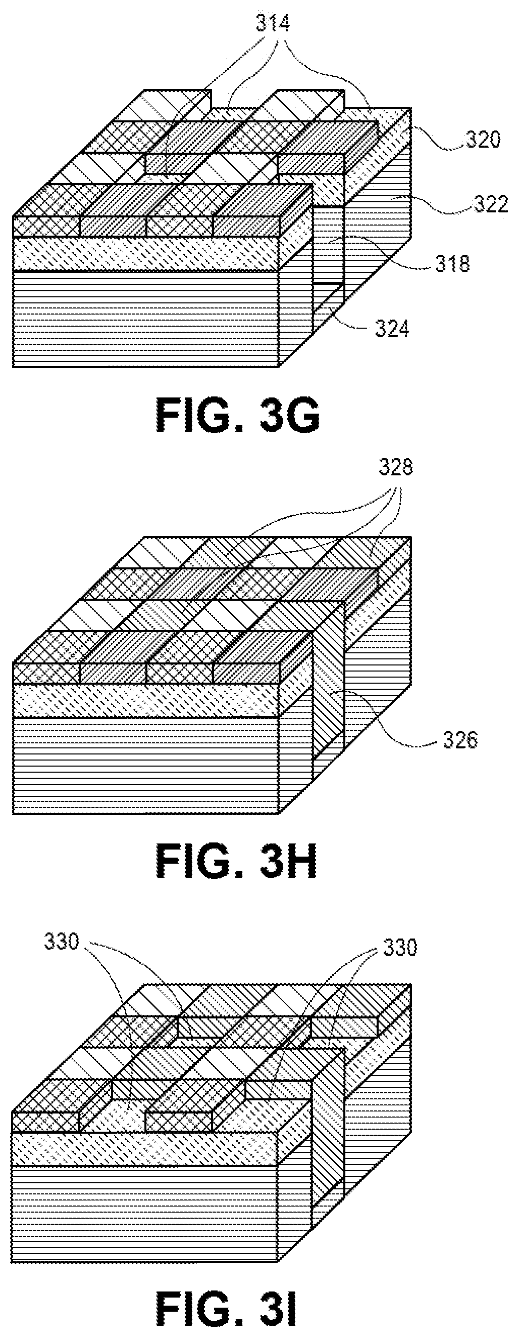 Patent US11854882 Figure 5 – Subtractive plug and tab patterning with photobuckets for back end of line (BEOL) spacer-based interconnects