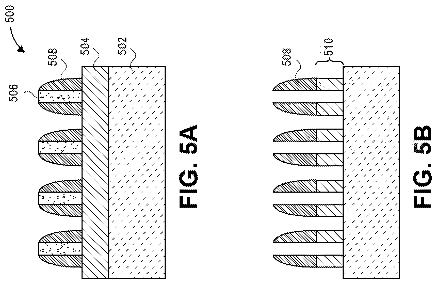 Patent US11854882 Figure 11 – Subtractive plug and tab patterning with photobuckets for back end of line (BEOL) spacer-based interconnects