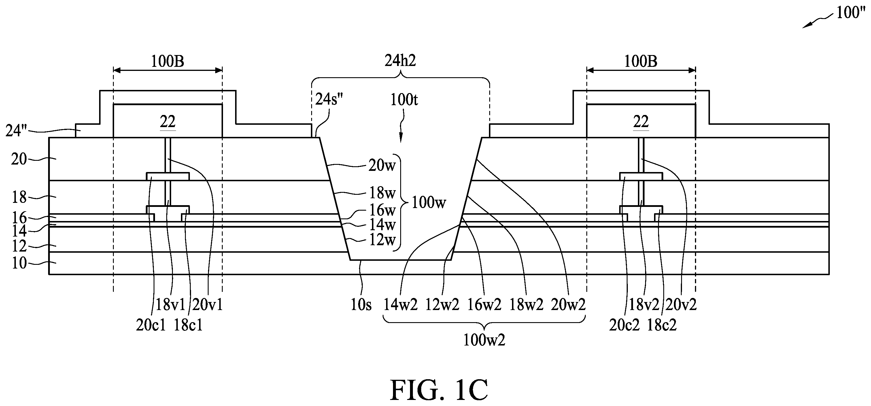 Patent US11854887 Figure 3 – Nitride-based semiconductor devices with recesses for dicing and methods of fabricating the same