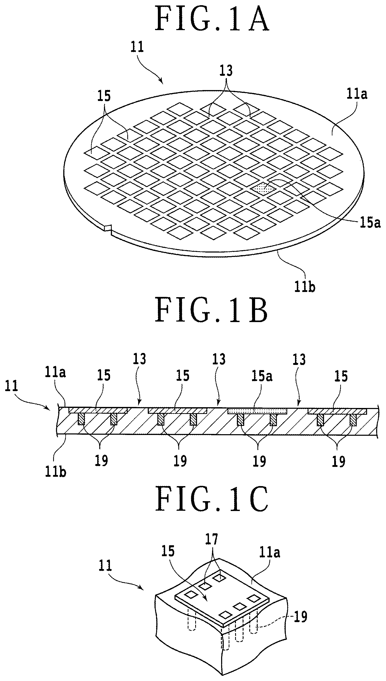 Patent US11854891 Figure 1 – Wafer manufacturing method and laminated device chip manufacturing method