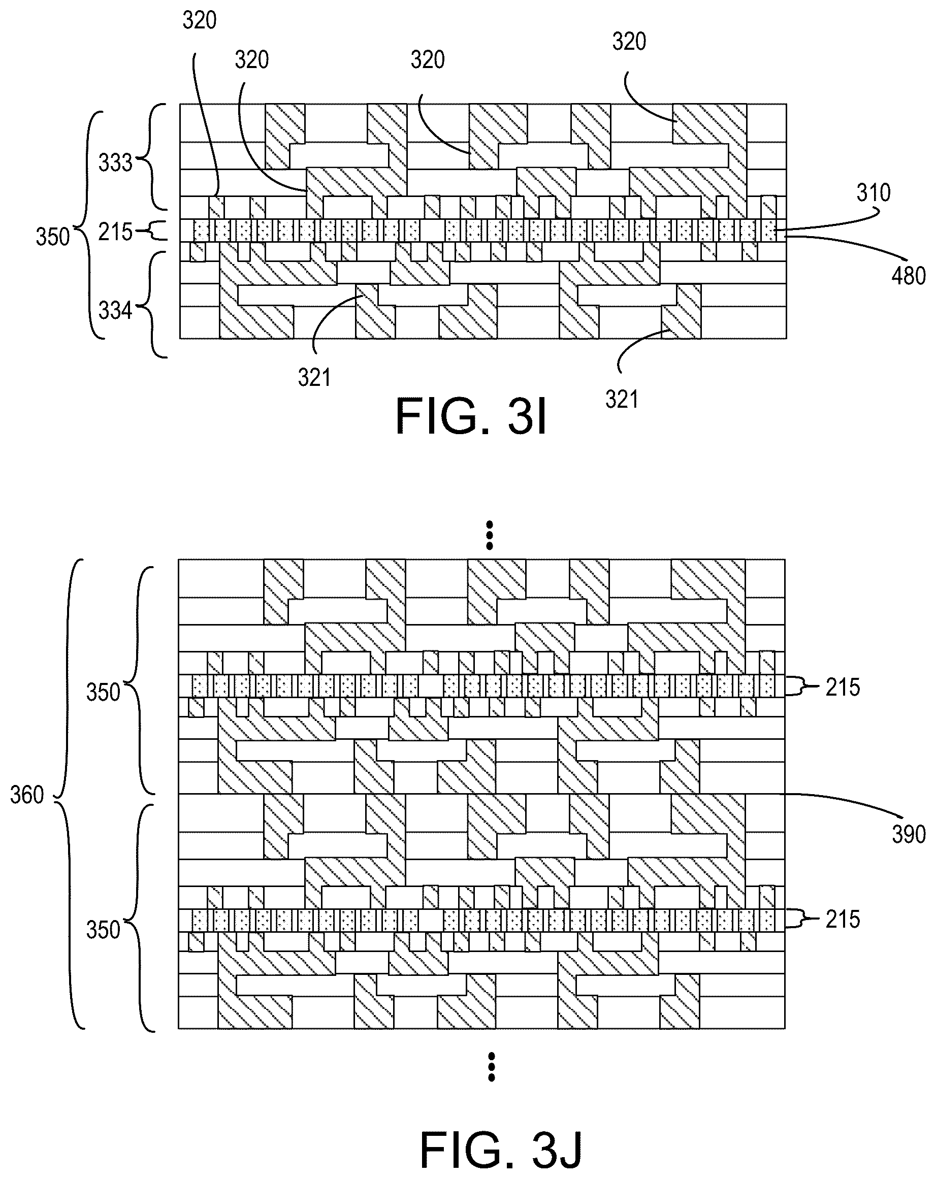 Patent US11854894 Figure 5 – Integrated circuit device structures and double-sided electrical testing
