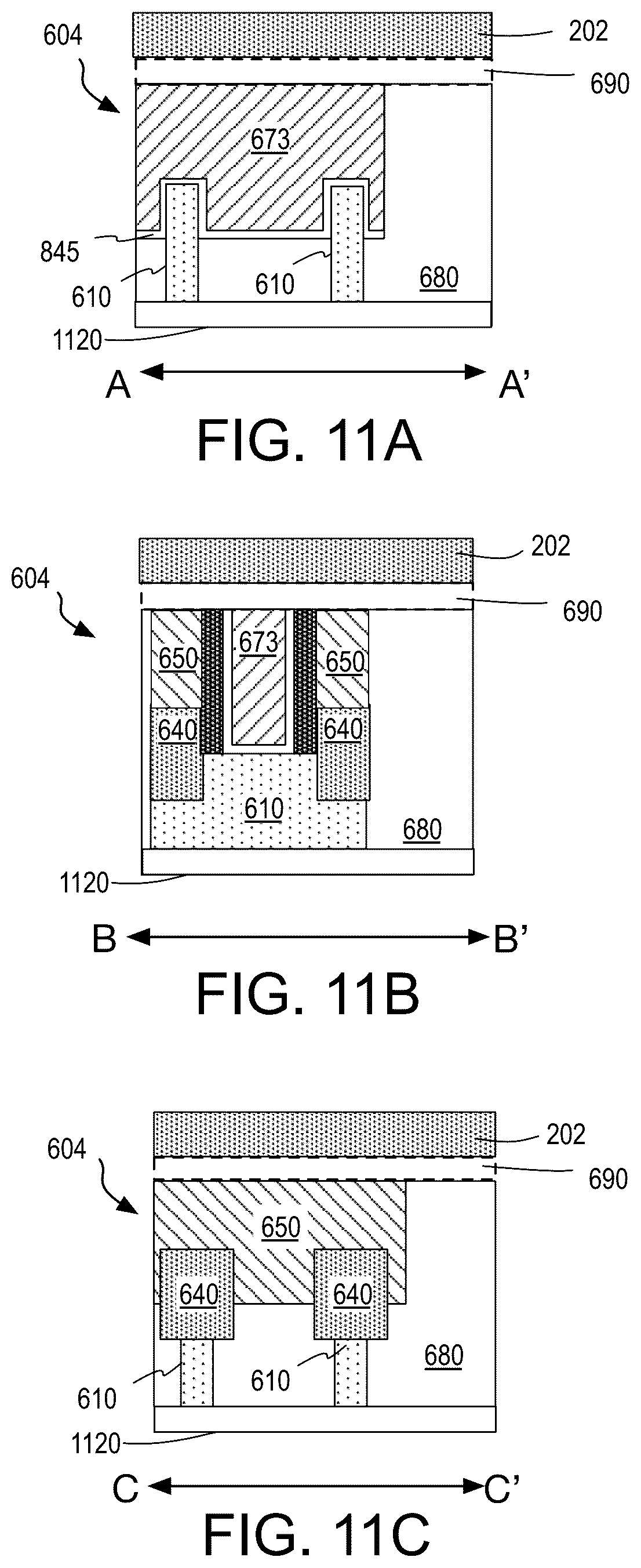 Patent US11854894 Figure 14 – Integrated circuit device structures and double-sided electrical testing