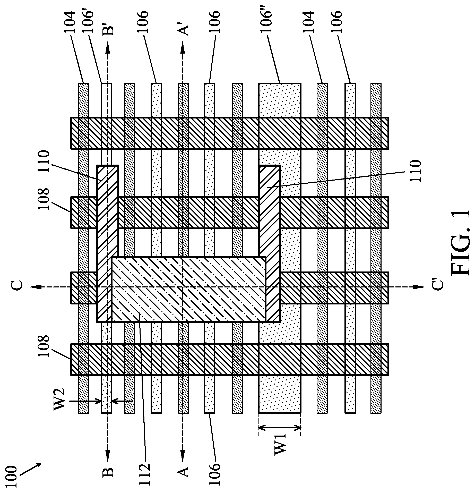 Patent US11854908 Figure 1 – Multi-gate device and related methods