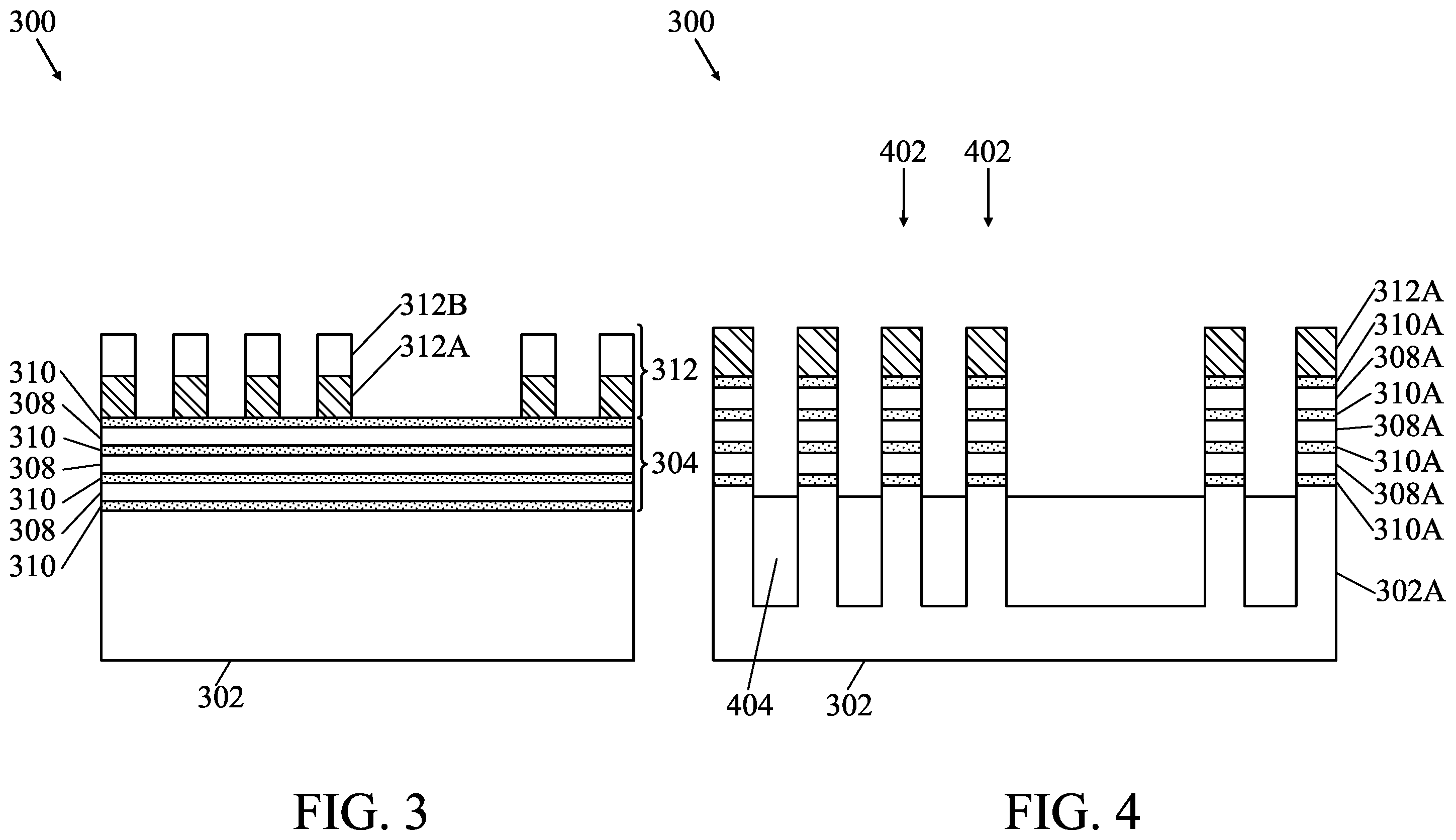 Patent US11854908 Figure 3 – Multi-gate device and related methods