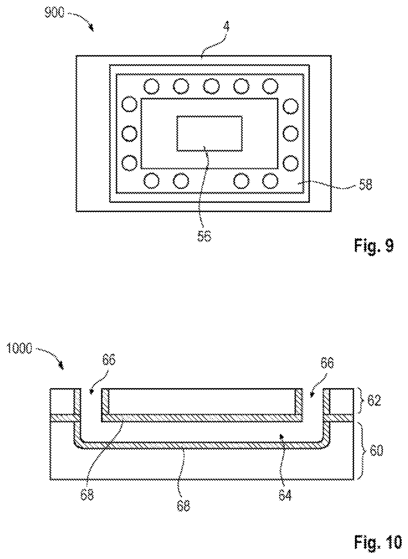Patent US11854917 Figure 5 – Radio-frequency device comprising semiconductor device and waveguide component