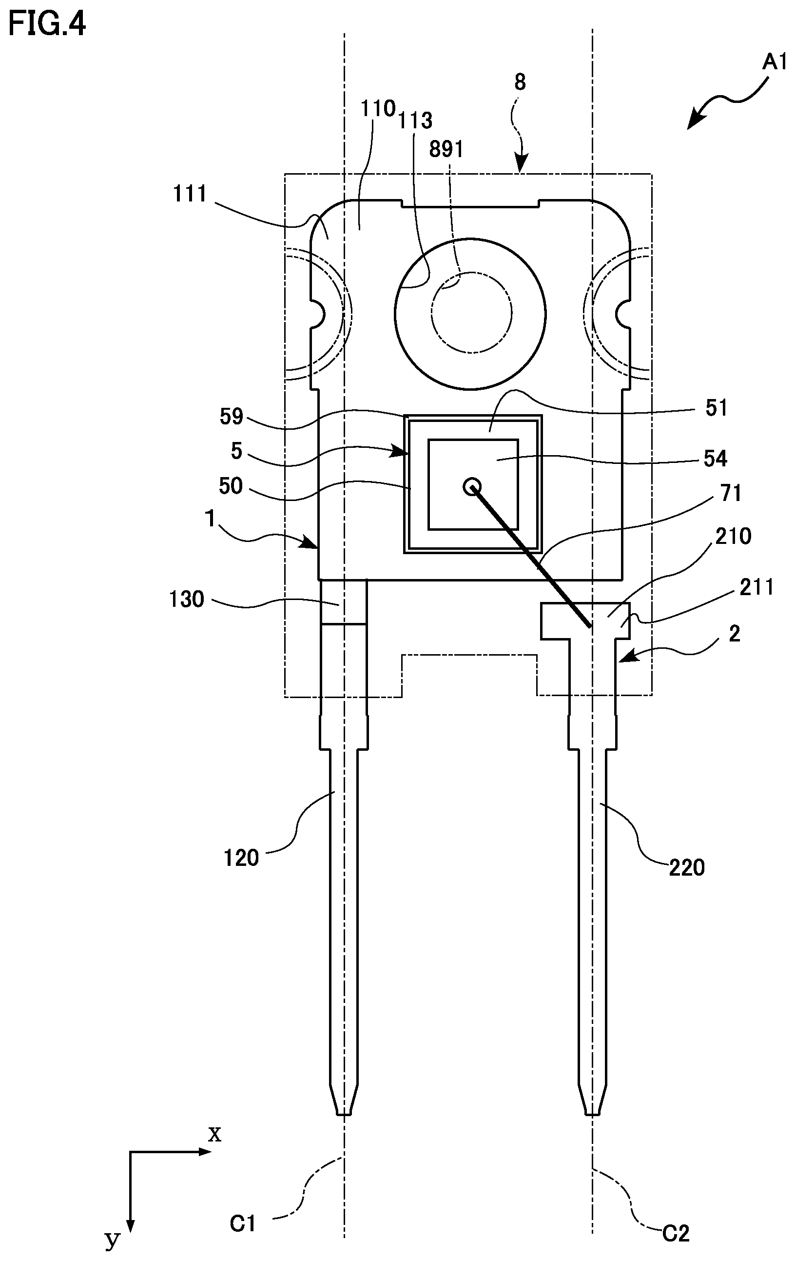 Patent US11854923 Figure 3 – Semiconductor device