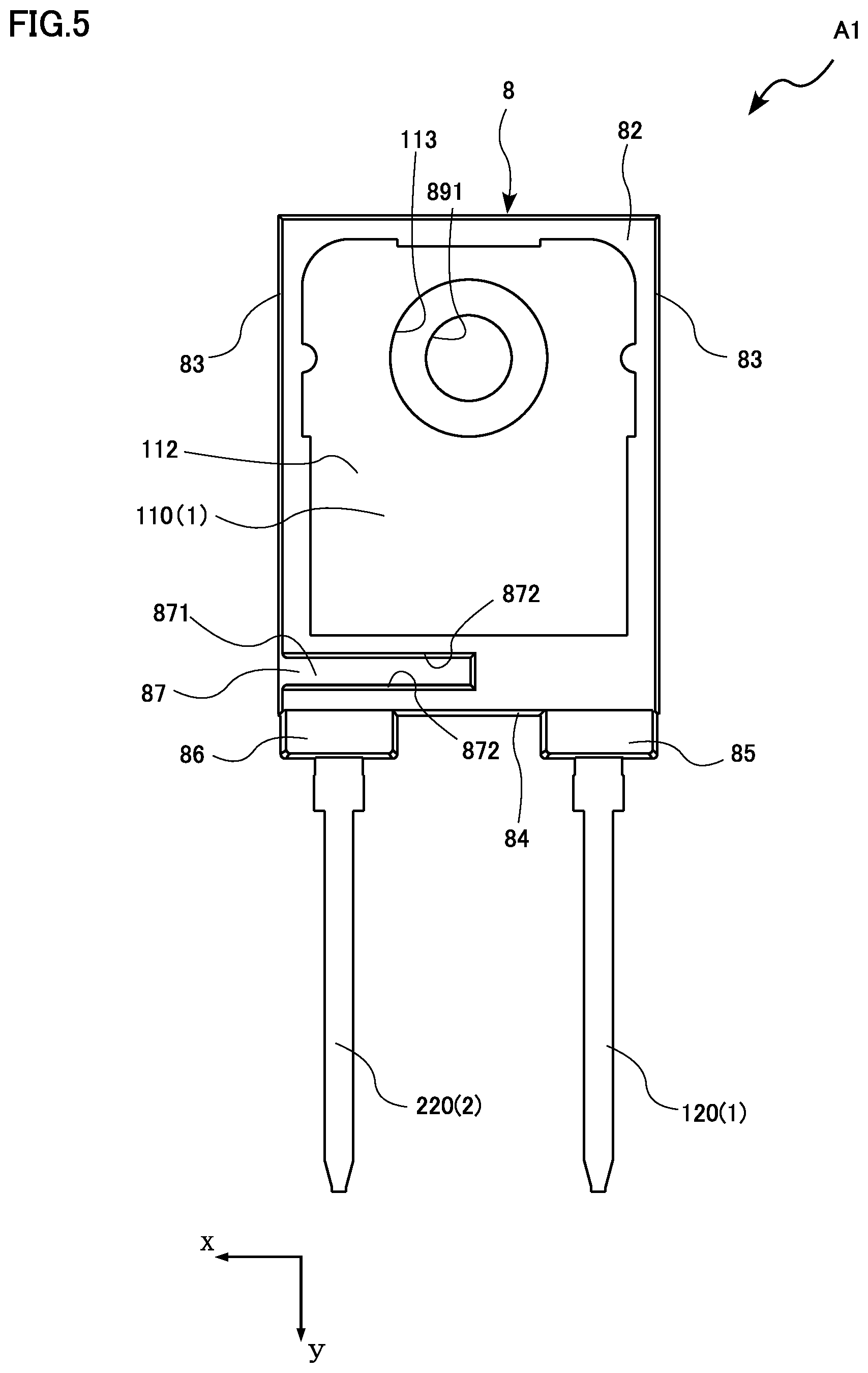 Patent US11854923 Figure 4 – Semiconductor device